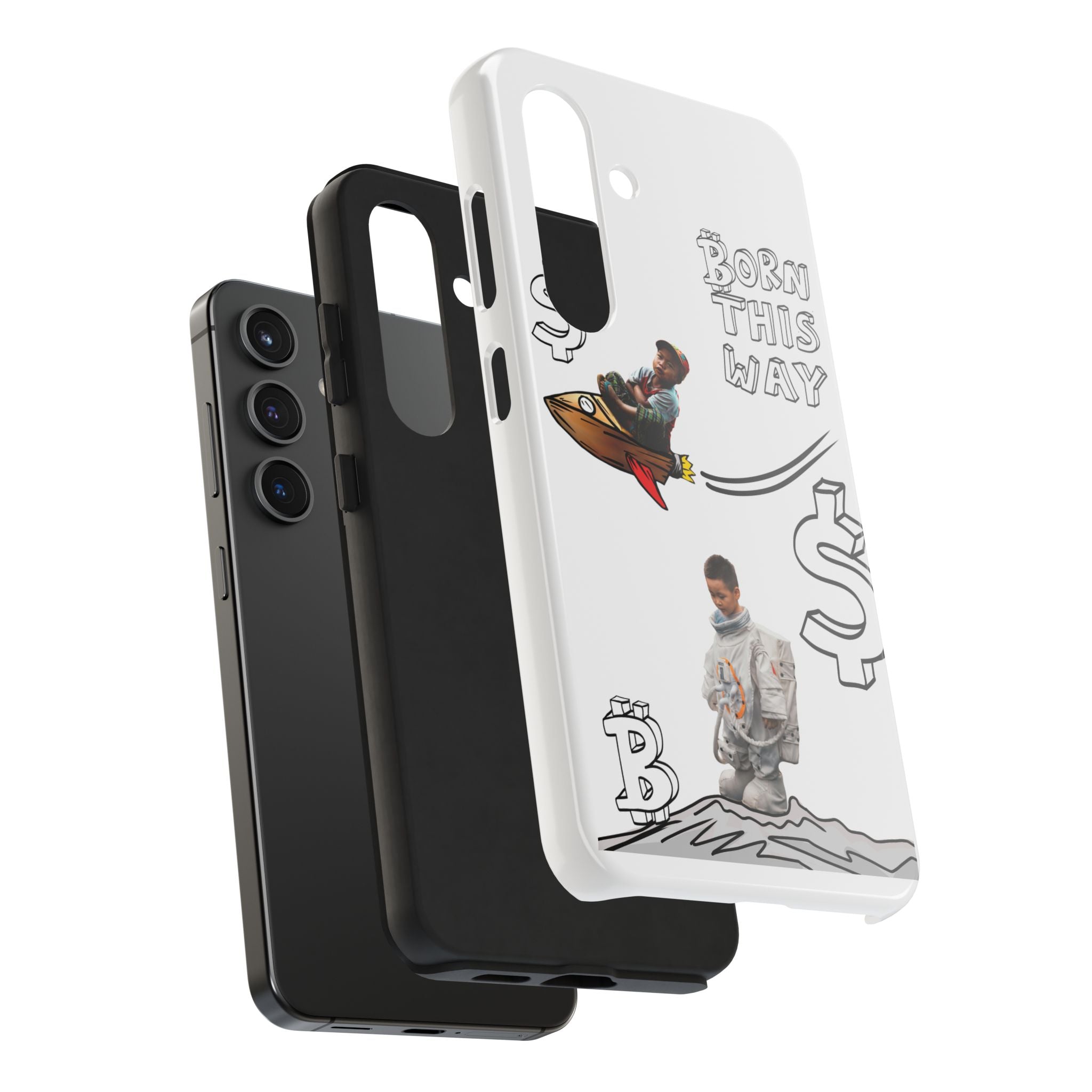 Born This Way Phone Case — "Crypt Apparel" Crypto Protective Case