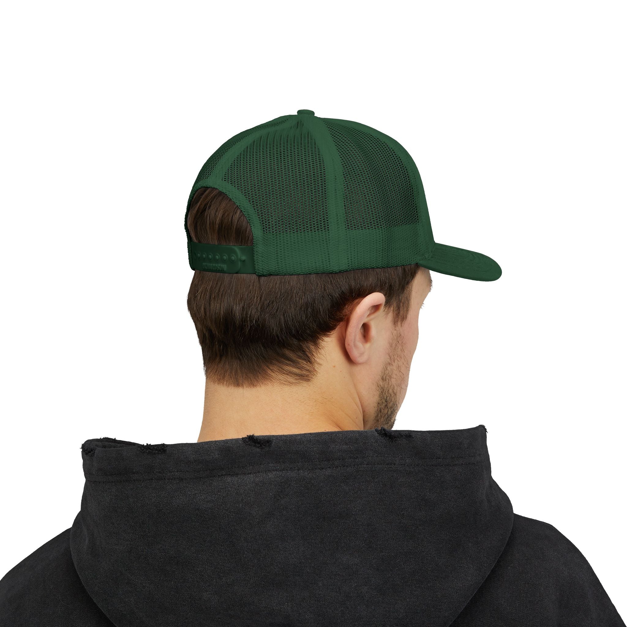 Brokenomics Crypto Trucker Cap - Crypt Apparel Distressed Arrow Graphic Snapback