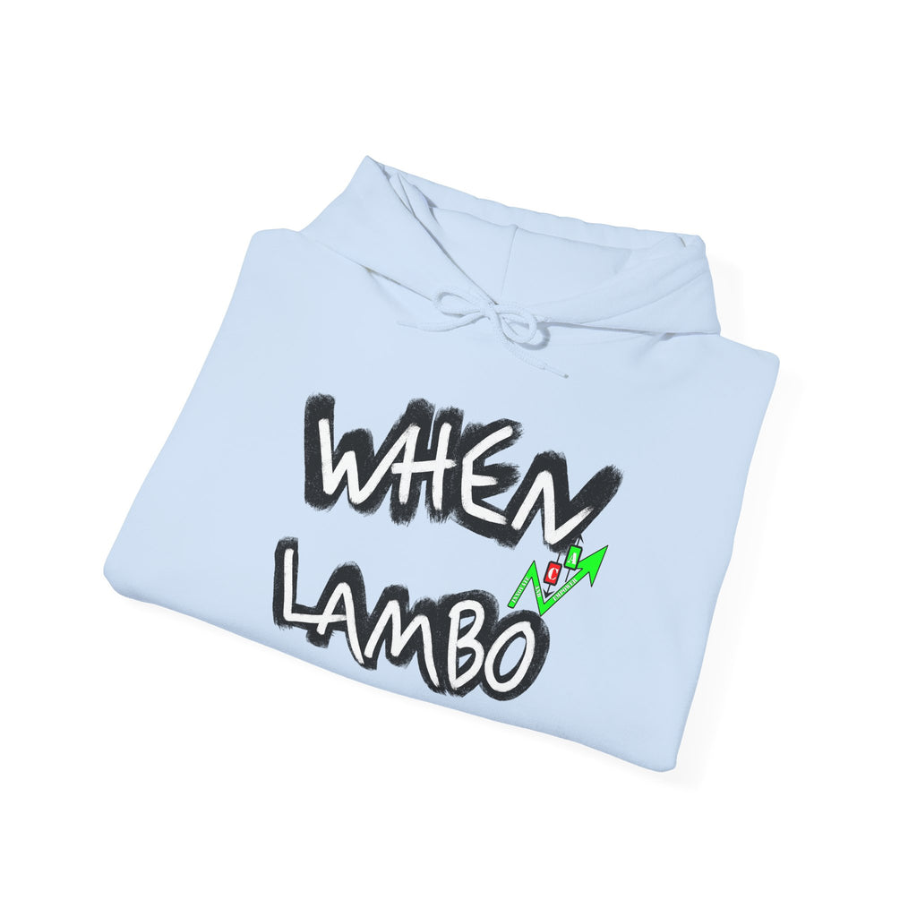 When Lambo Crypto Hoodie | Crypt Apparel Bitcoin Inspired Graffiti Design