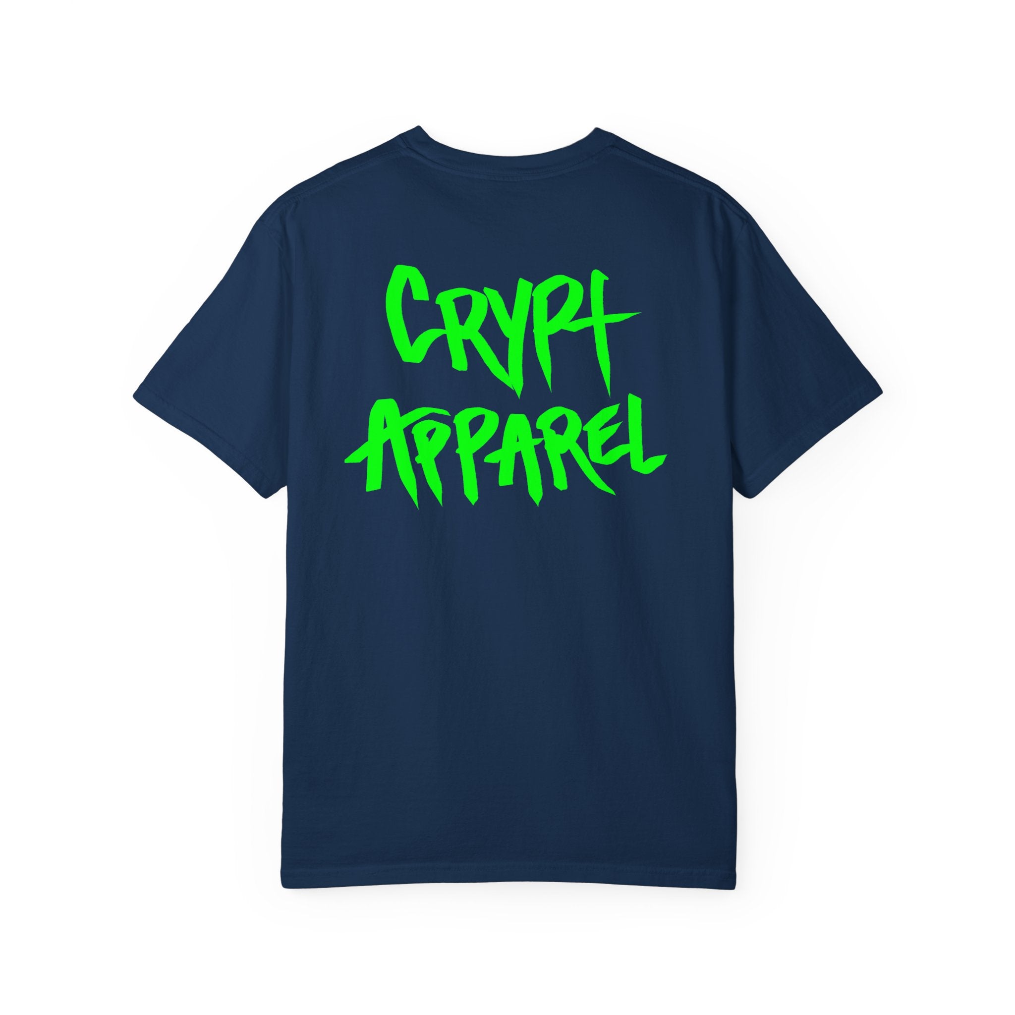 Crypt Apparel Bitcoin inspired T-Shirt | Crypto Graphic Tee, White Paper Text