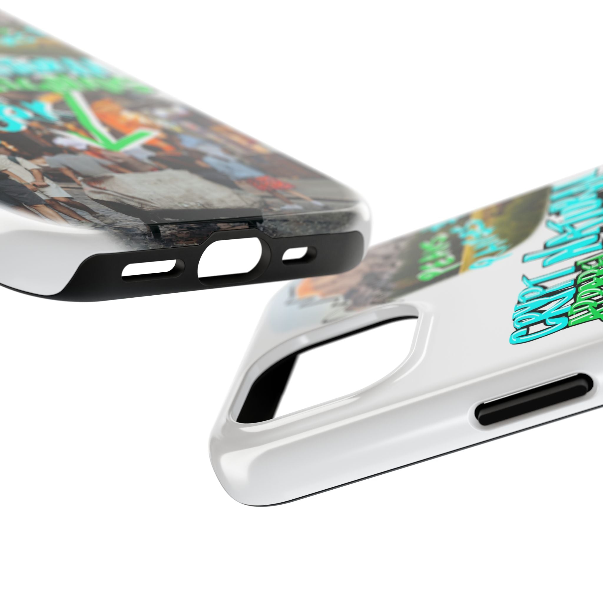 Natural Signals Tough Phone Case — Crypt Apparel Street Collage Design