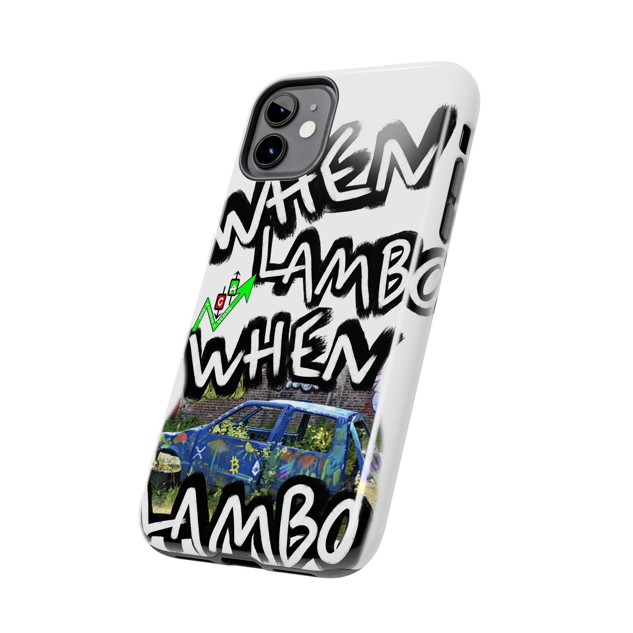 When Lambo Art Phone Case — Crypto Meme Tough Phone Case