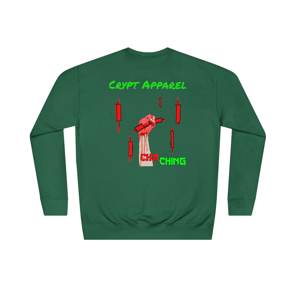 Catching Daggers Crewneck Sweatshirt — Crypt Apparel Cha-Ching Design