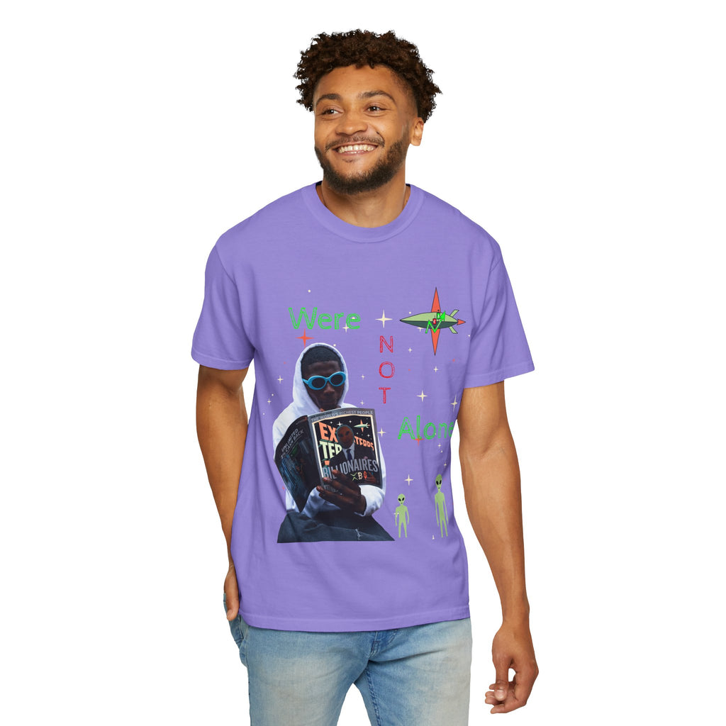 Extraterrestrial Traders Crypto T-Shirt — "We're Not Alone" Alien Graphic Tee