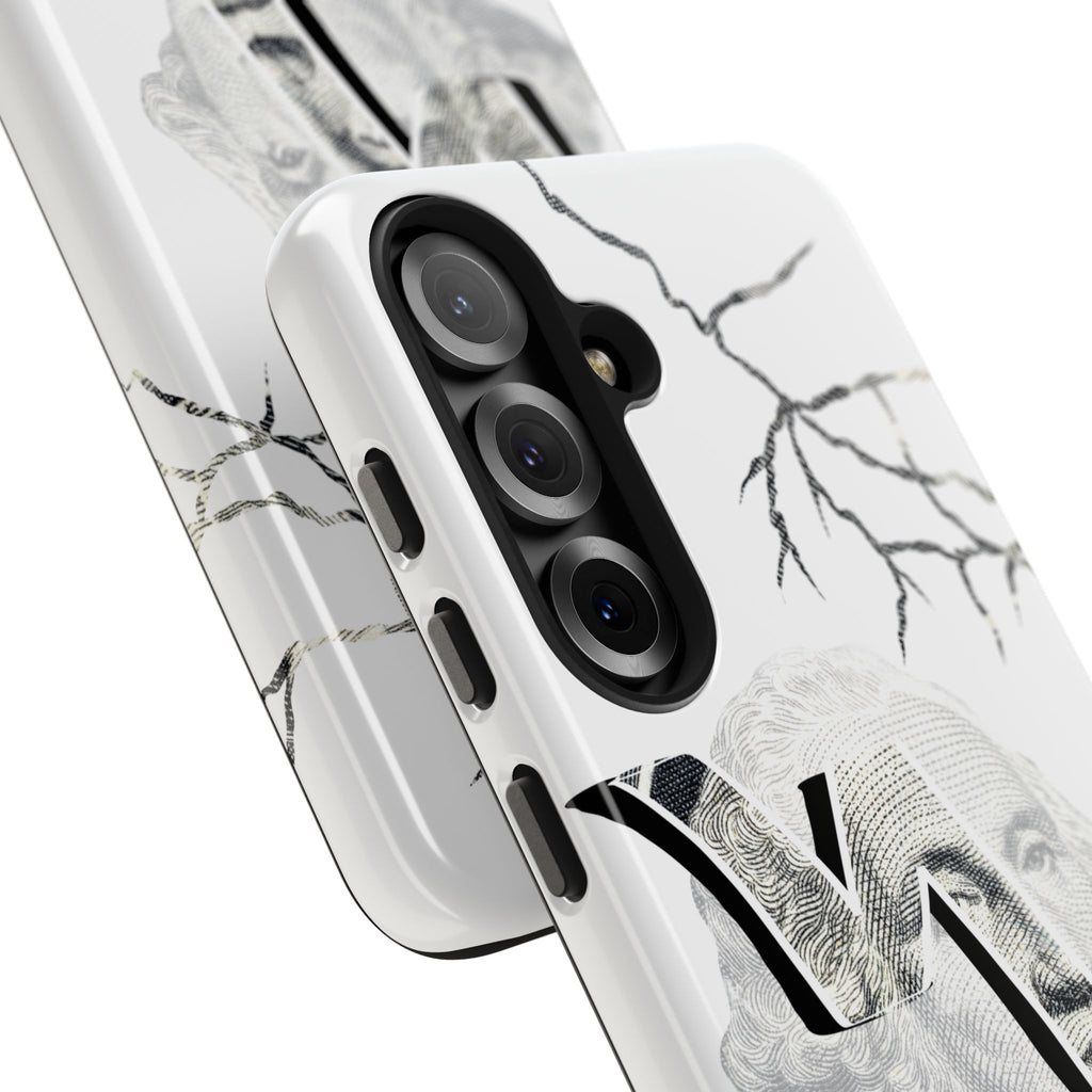 Brokenomics Crypto Tough Phone Case — 'Crypt Apparel' Cracked Dollar Graphic Protective Cover