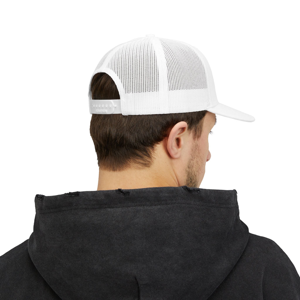 Golden Cross Bull Market Trucker Cap — "Crypt Apparel" Crypto Trading Snapback