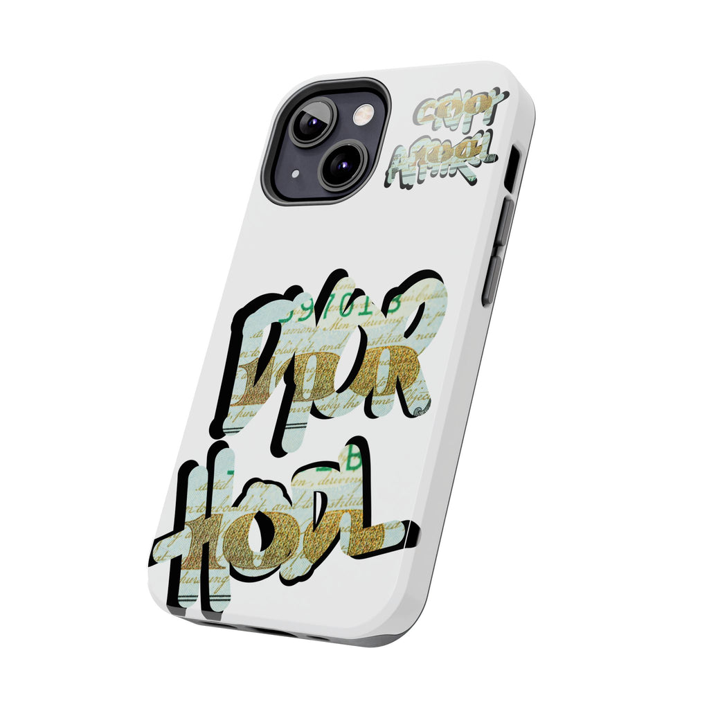 Tough Phone Case — Vintage Money Graffiti "Paper Hodl" Design