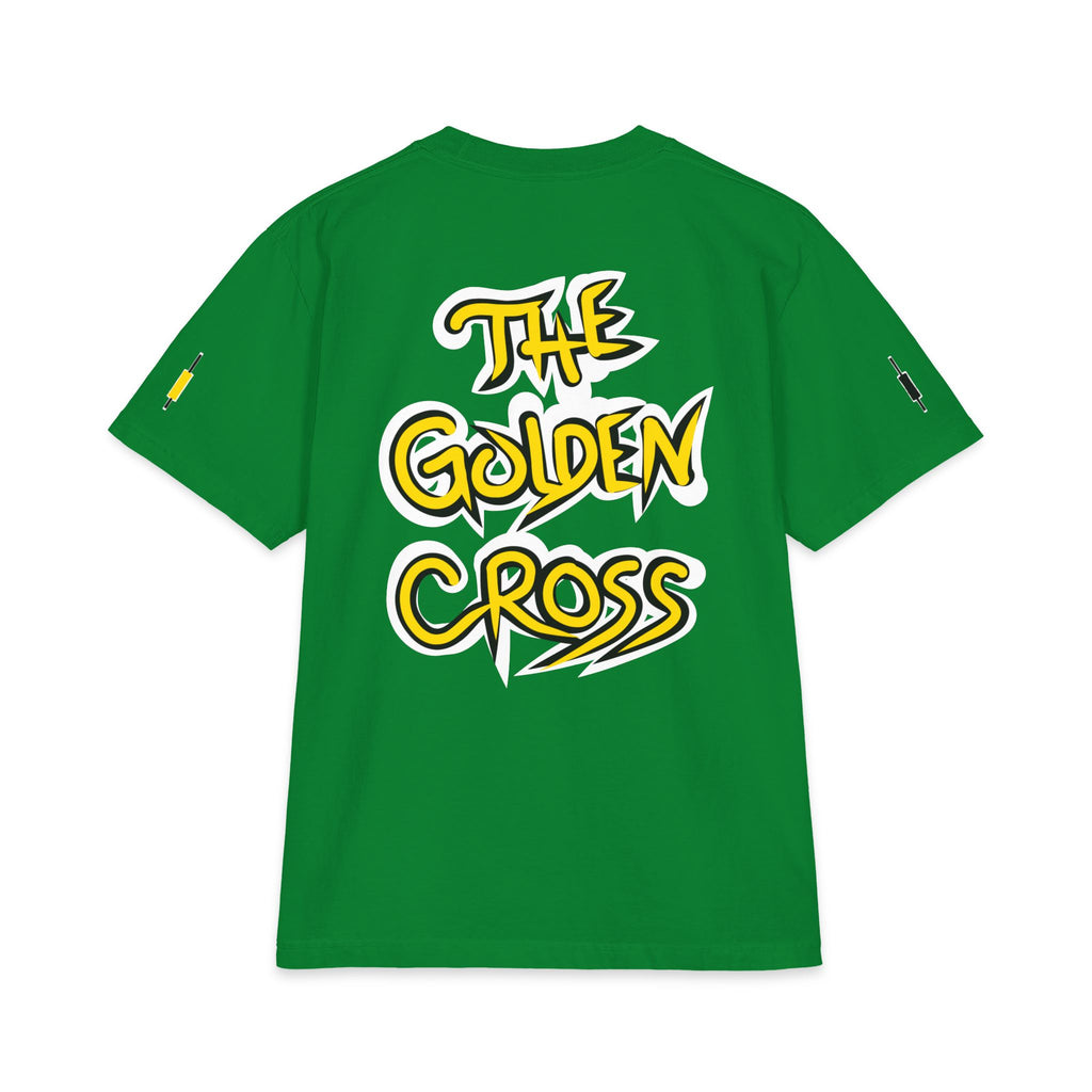 Golden Cross Bull Market T-Shirt — Crypt Apparel Est. 2021 Graphic Tee