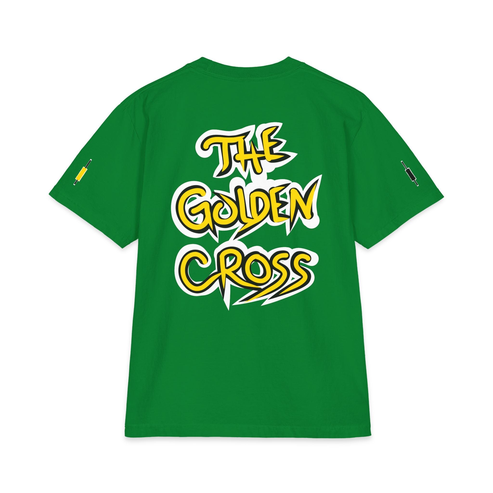 Golden Cross Bull Market T-Shirt — Crypt Apparel Est. 2021 Graphic Tee
