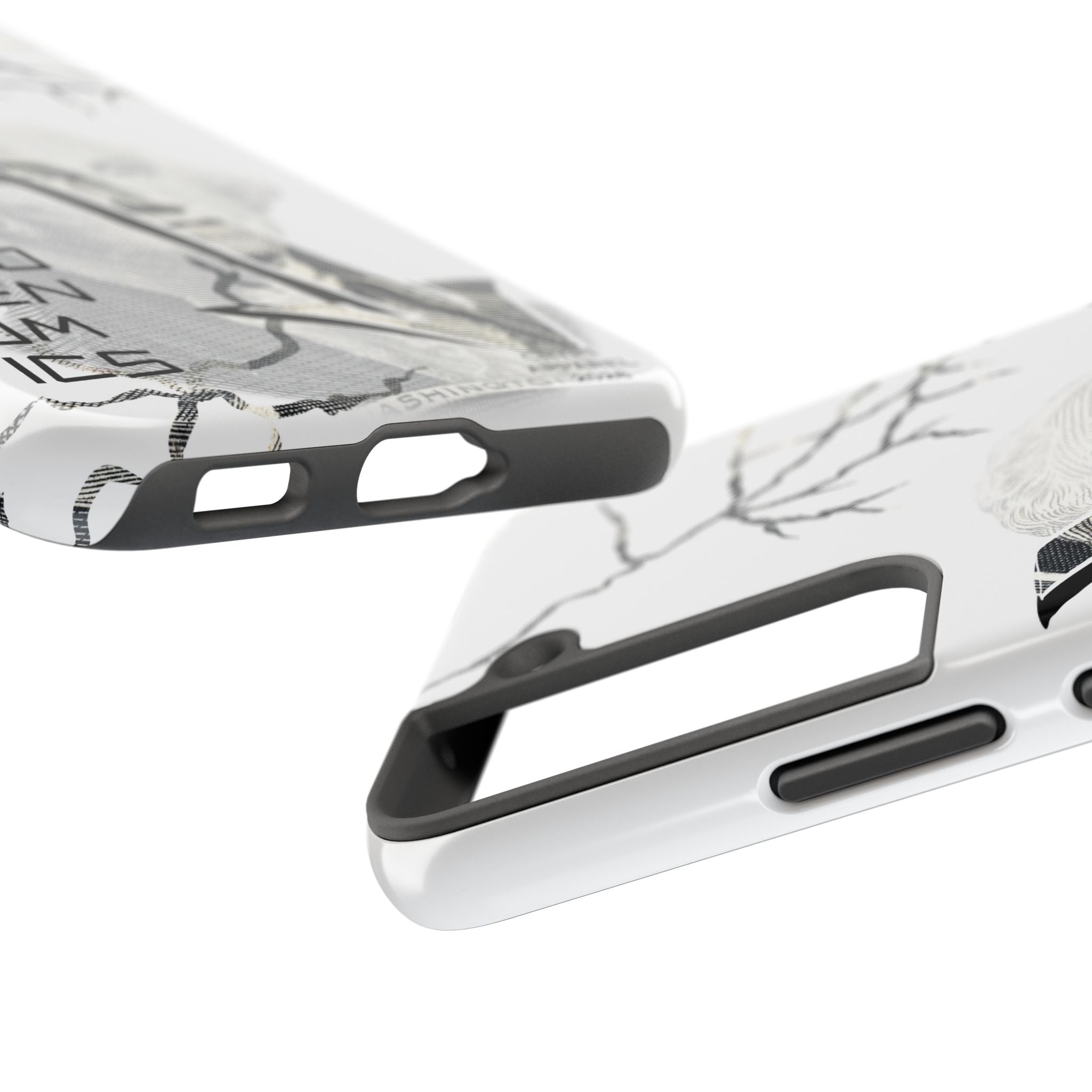 Brokenomics Crypto Tough Phone Case — 'Crypt Apparel' Cracked Dollar Graphic Protective Cover