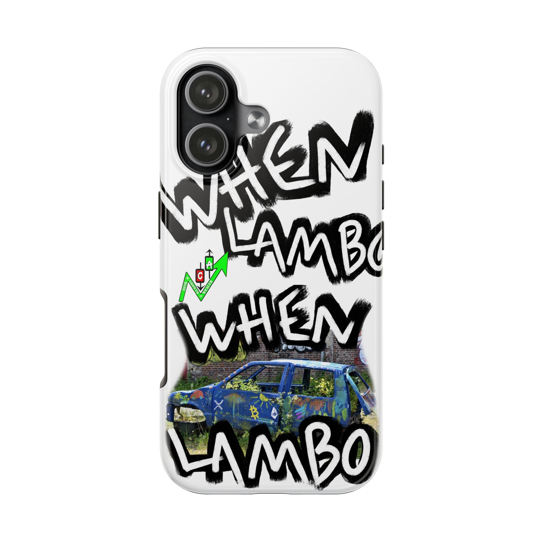 When Lambo Art Phone Case — Crypto Meme Tough Phone Case