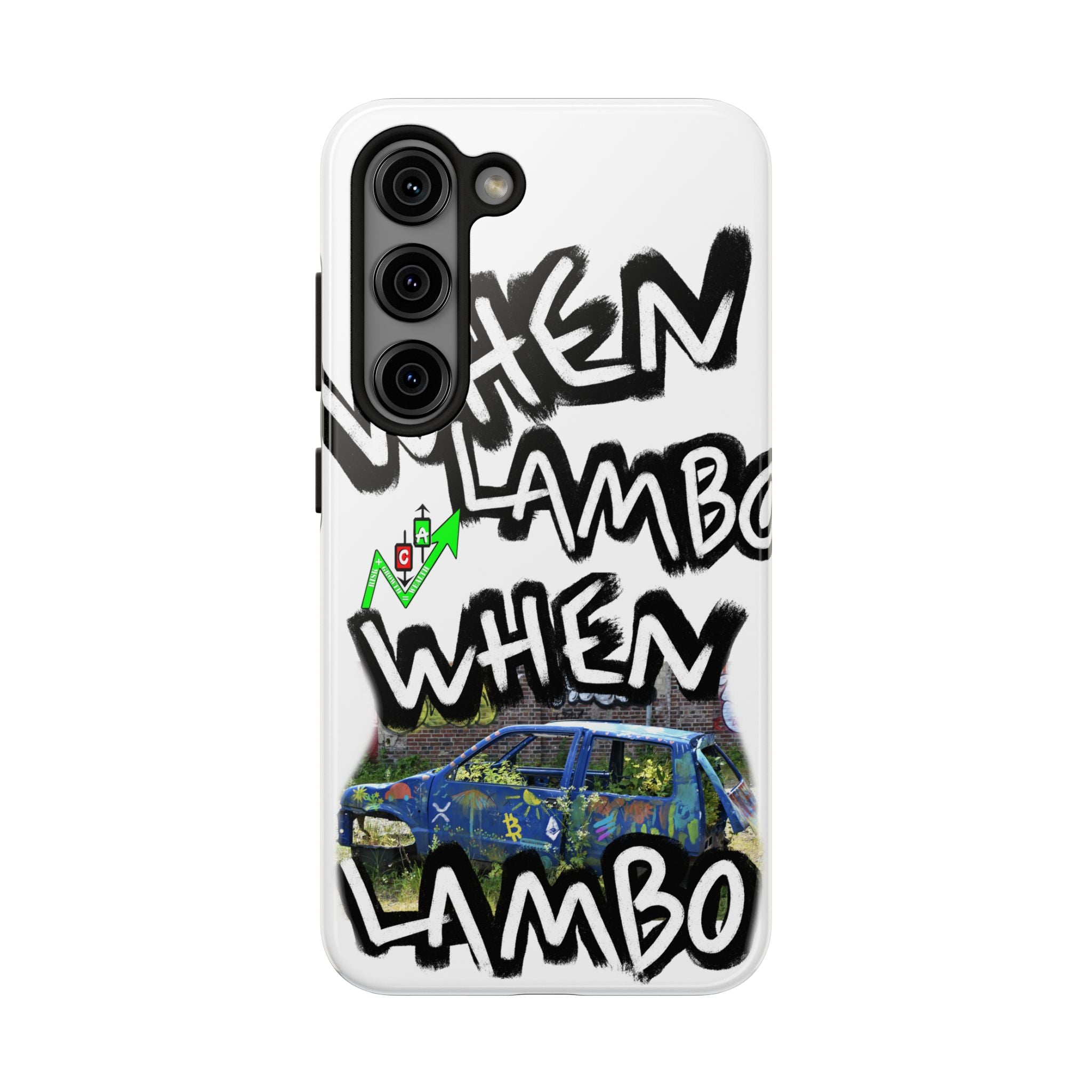 When Lambo Art Phone Case — Crypto Meme Tough Phone Case