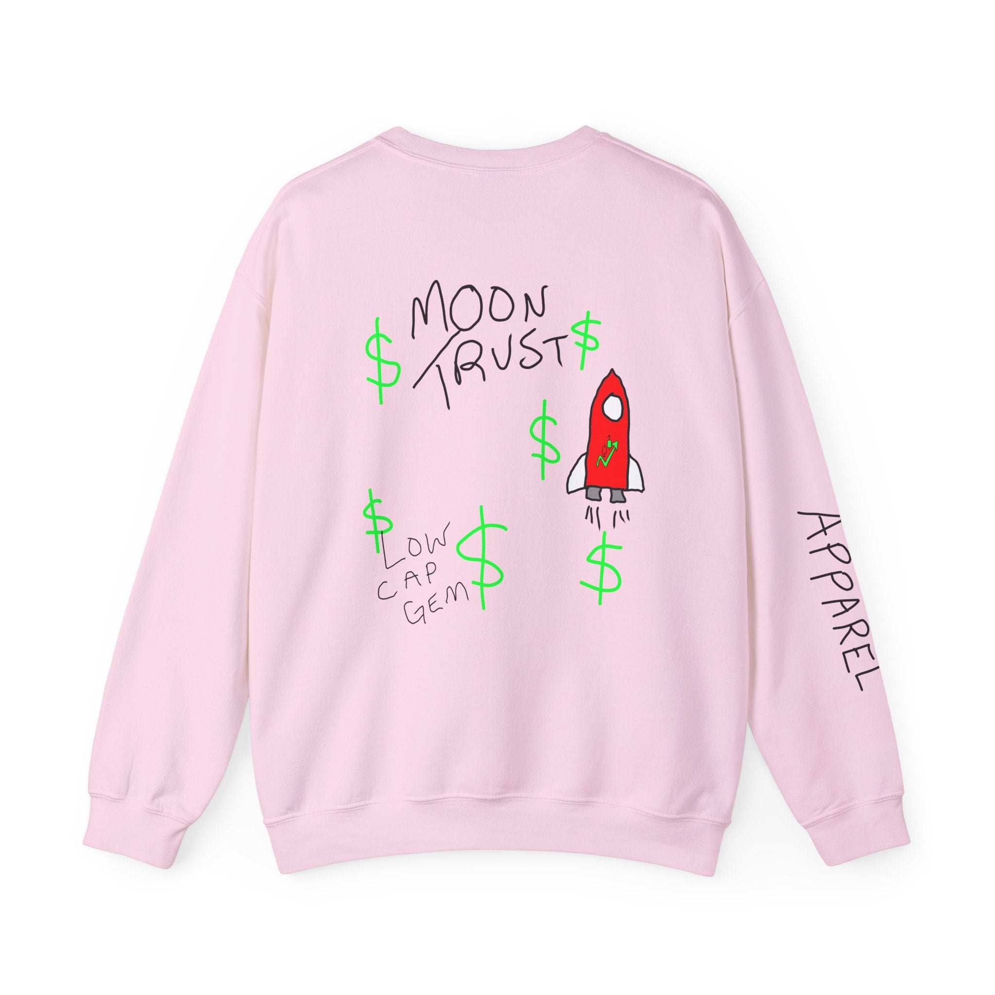 Crypto On Clarence Crewneck Sweatshirt — Crypt Apparel Design