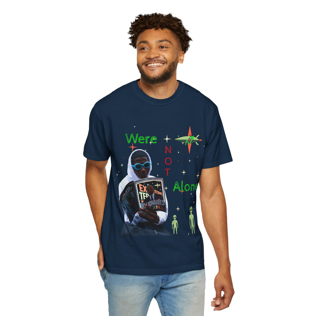 Extraterrestrial Traders Crypto T-Shirt — "We're Not Alone" Alien Graphic Tee
