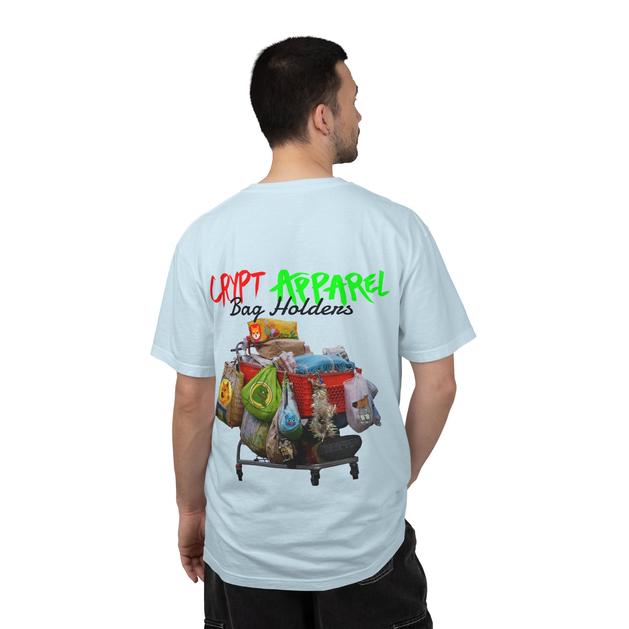 Bag Holders Crypto T-Shirt — 'Crypt Apparel' Graphic Tee