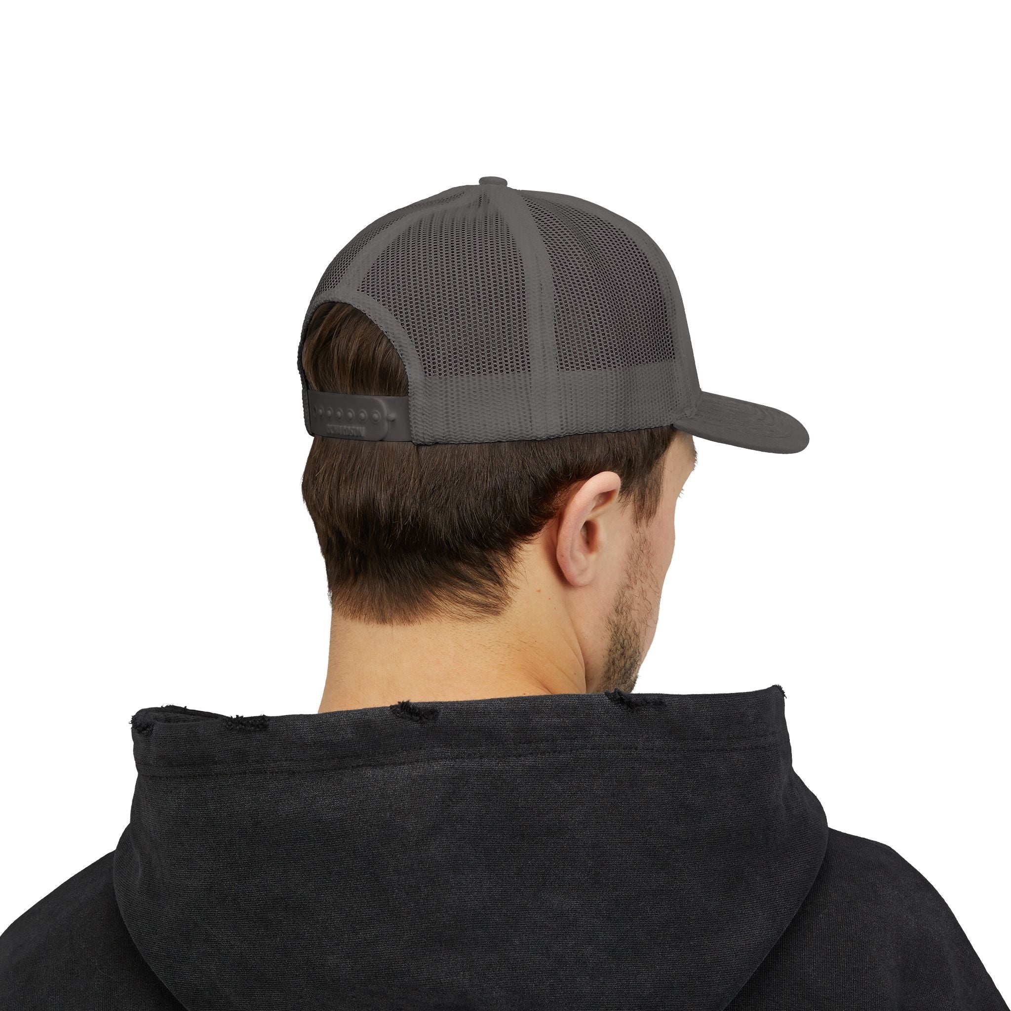 Brokenomics Crypto Trucker Cap - Crypt Apparel Distressed Arrow Graphic Snapback