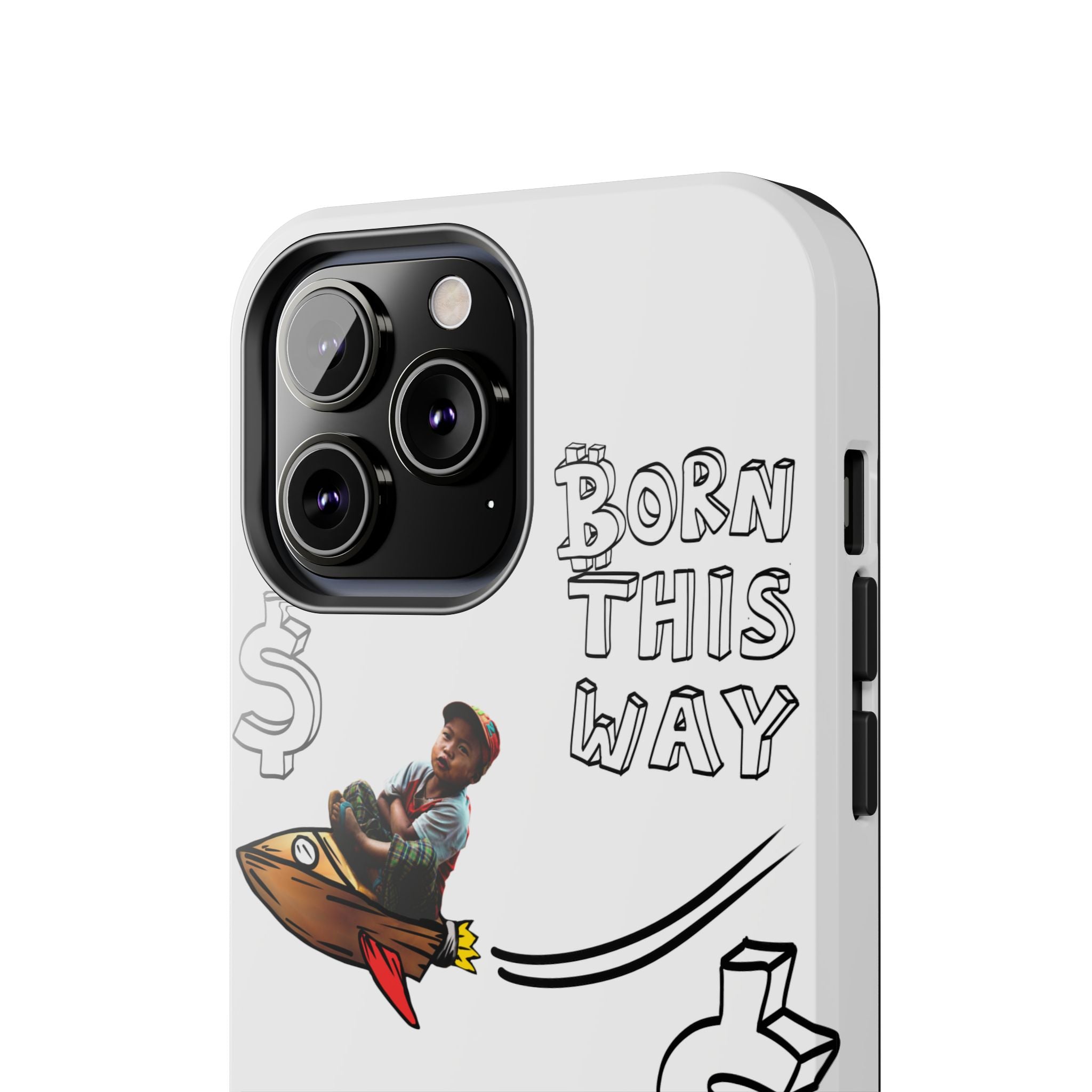 Born This Way Phone Case — "Crypt Apparel" Crypto Protective Case