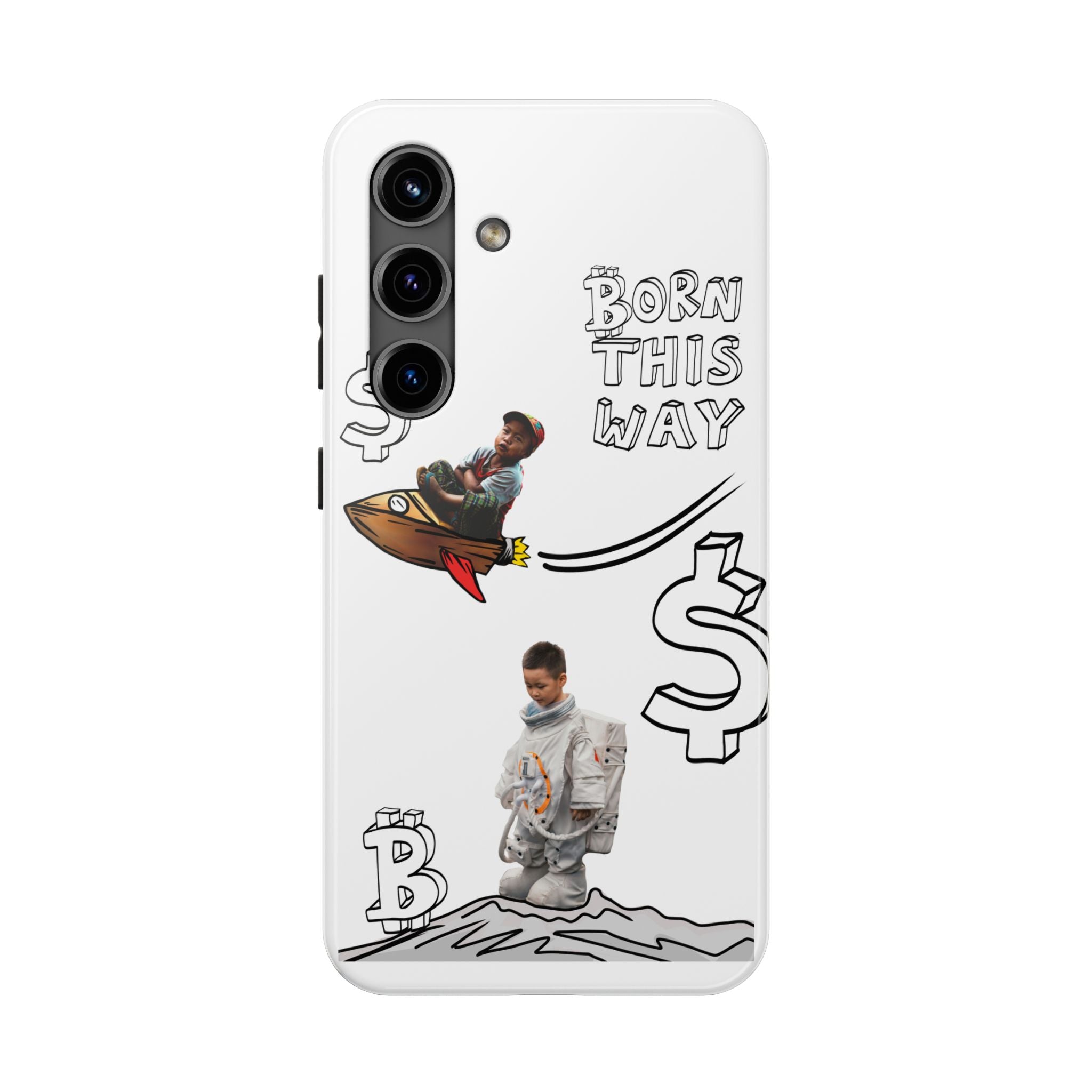 Born This Way Phone Case — "Crypt Apparel" Crypto Protective Case