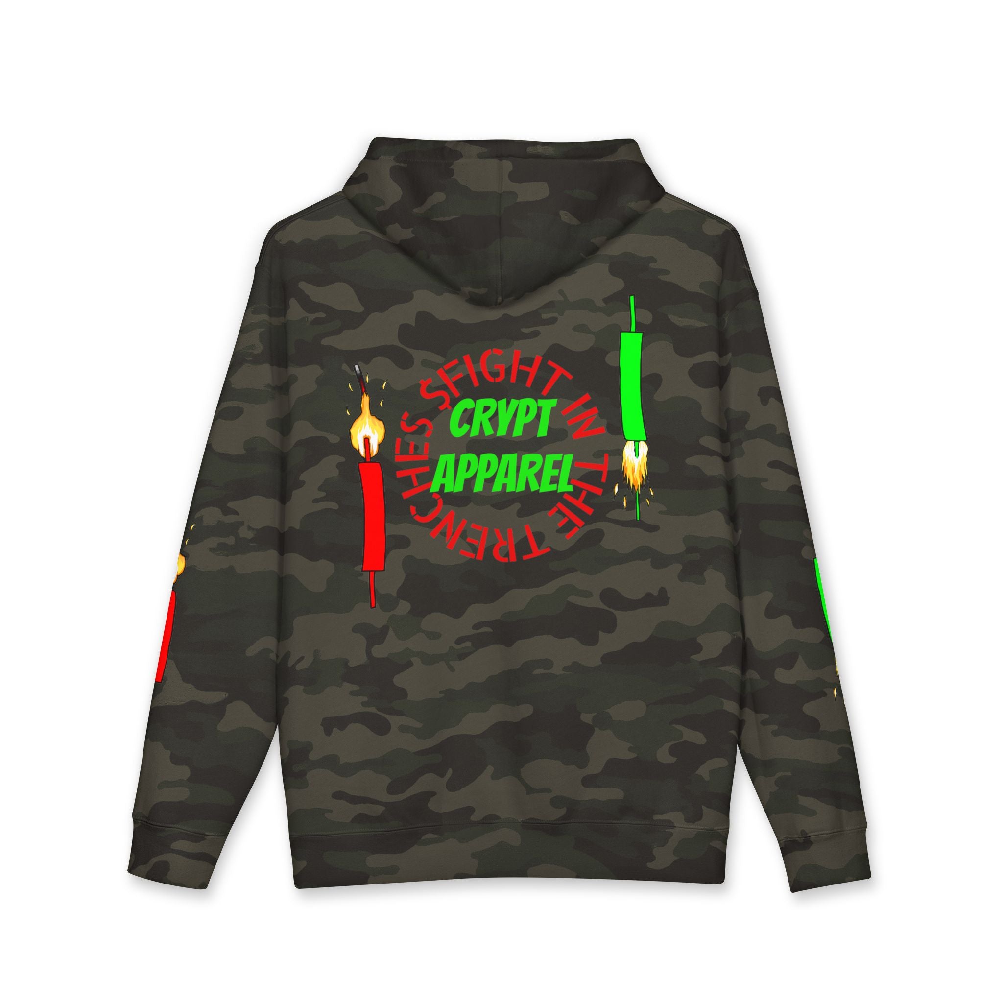 The Trenches Hoodie — 'Crypt Apparel' Graphic Hooded Sweatshirt
