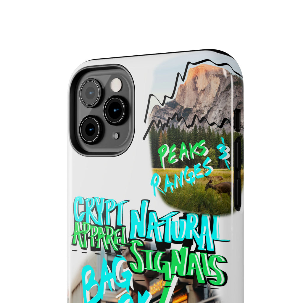 Natural Signals Tough Phone Case — Crypt Apparel Street Collage Design