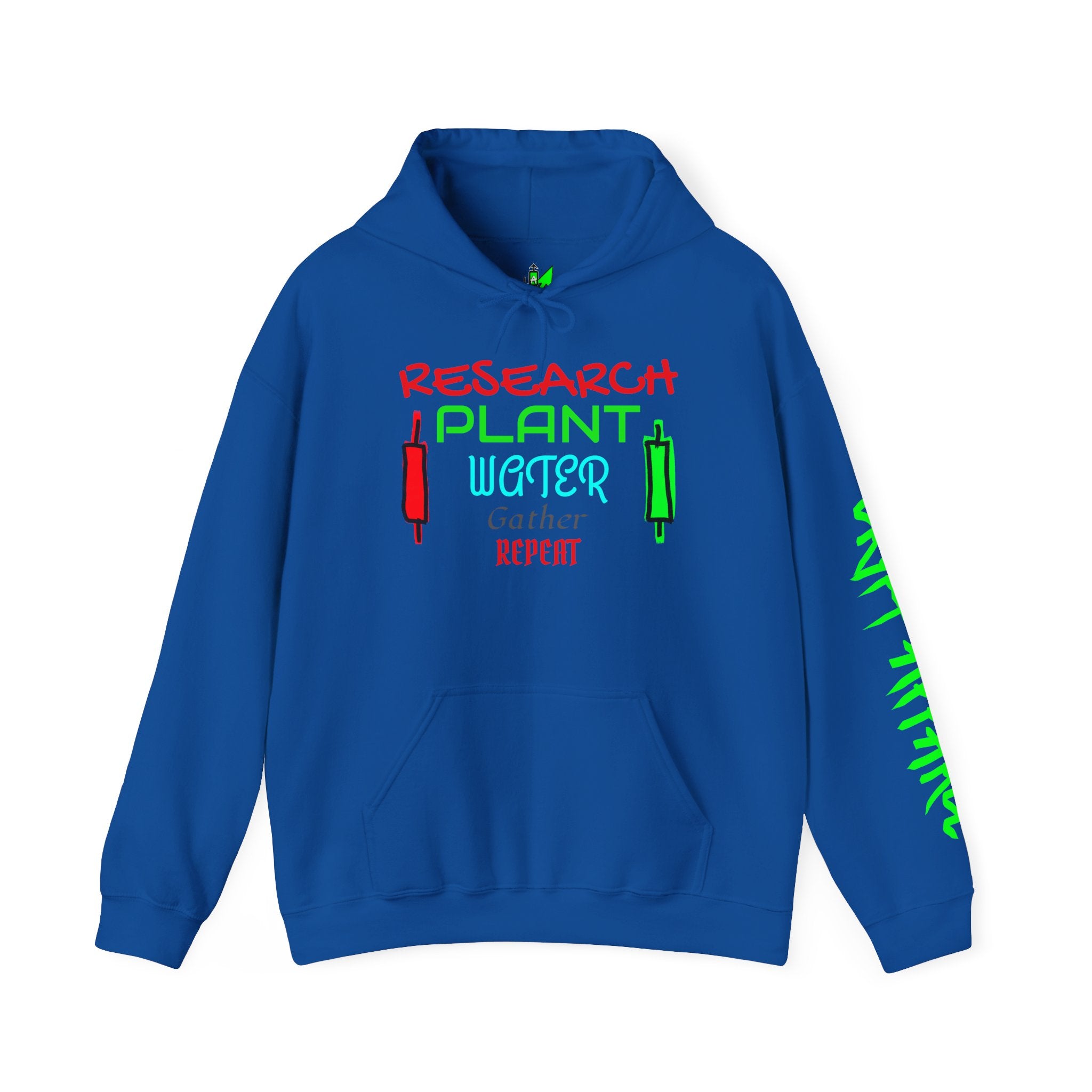 Growing Candles Crypto Hoodie | Crypt Apparel Nurturing Charts