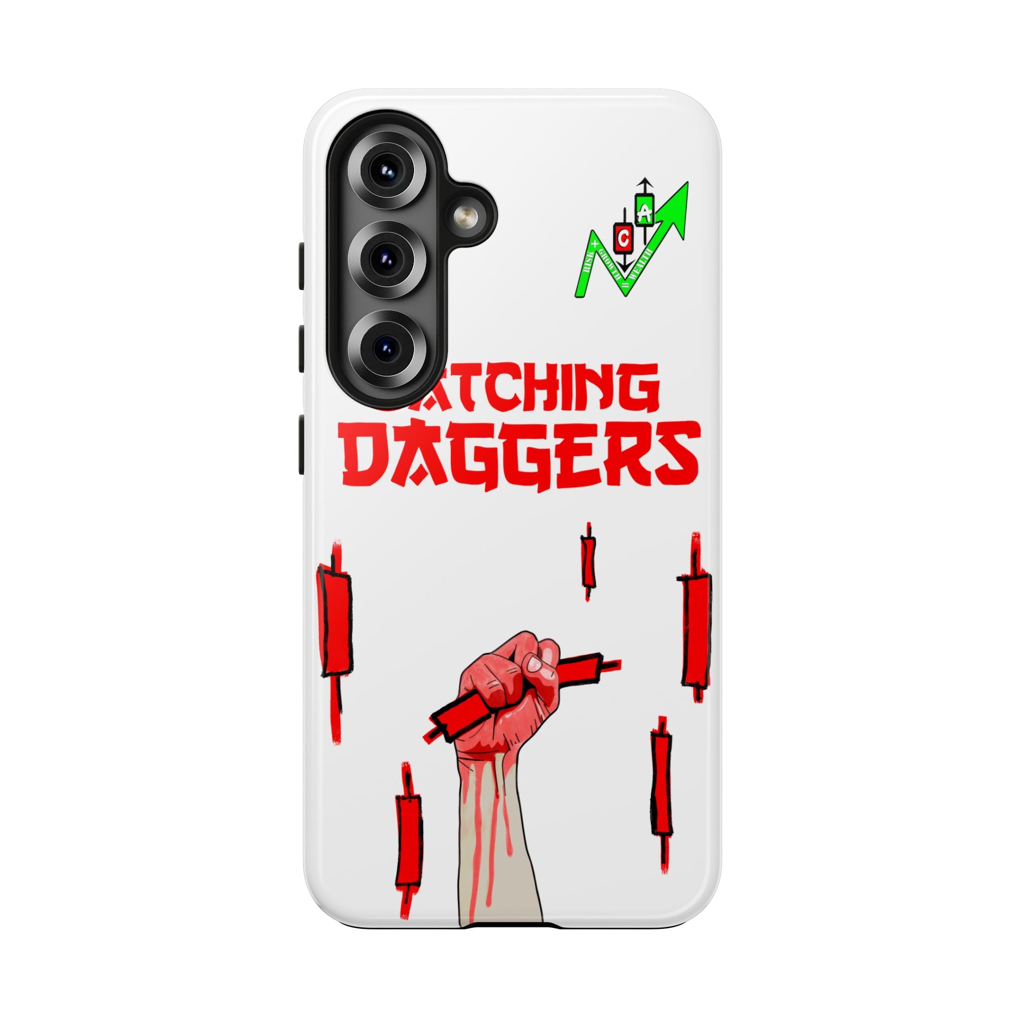 Catching Daggers Tough Phone Case — Crypt Apparel Graphic Protective Cover