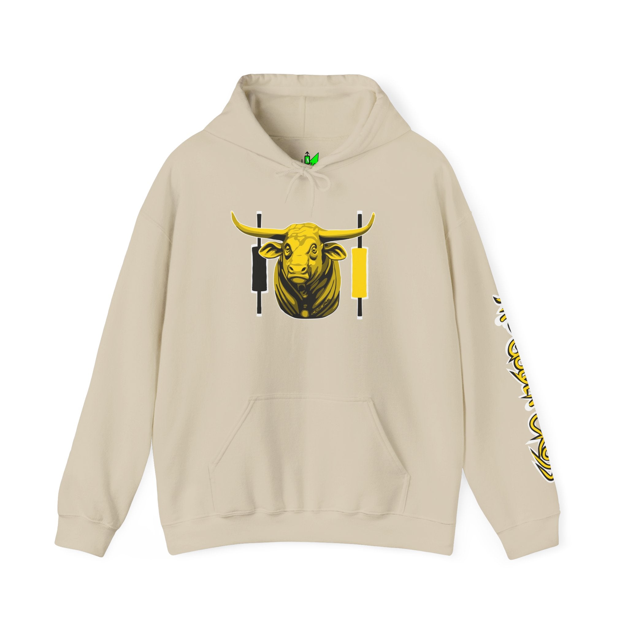 Golden Cross Bull Market Hoodie — Crypto Apparel 'The Golden Cross' Streetwear Hoodie