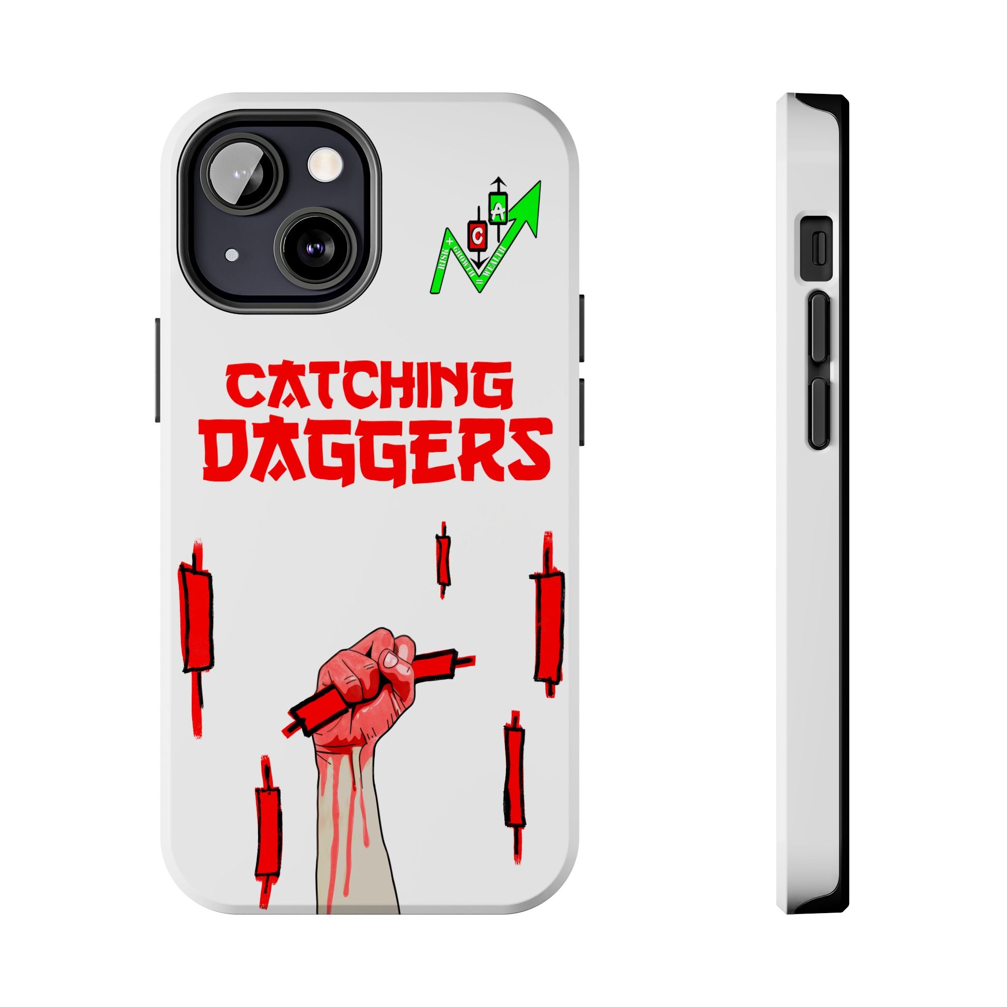 Catching Daggers Tough Phone Case — Crypt Apparel Graphic Protective Cover