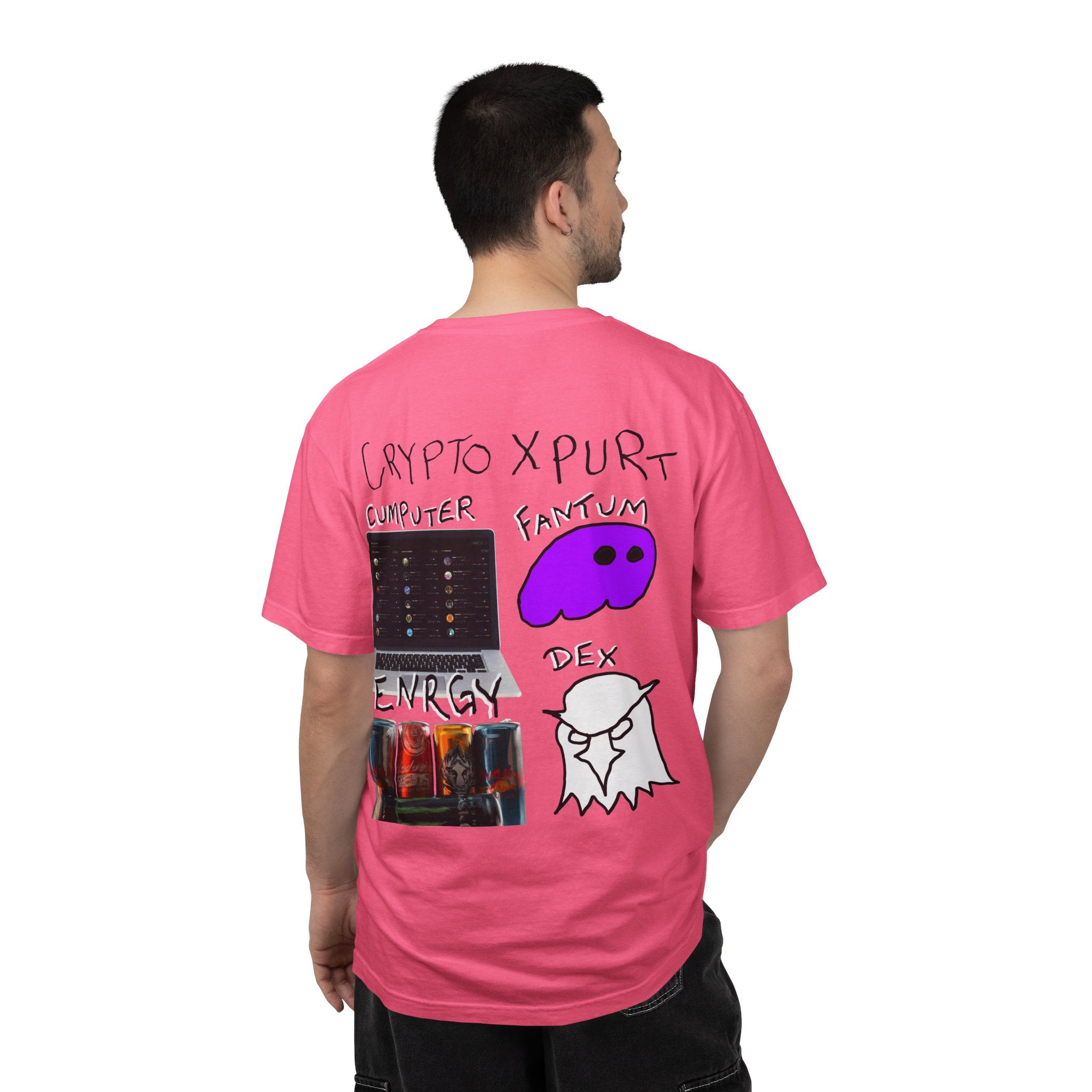 Crypto Meme T-Shirt — 'Meme Coin' Hand-Drawn Crypto Art Tee