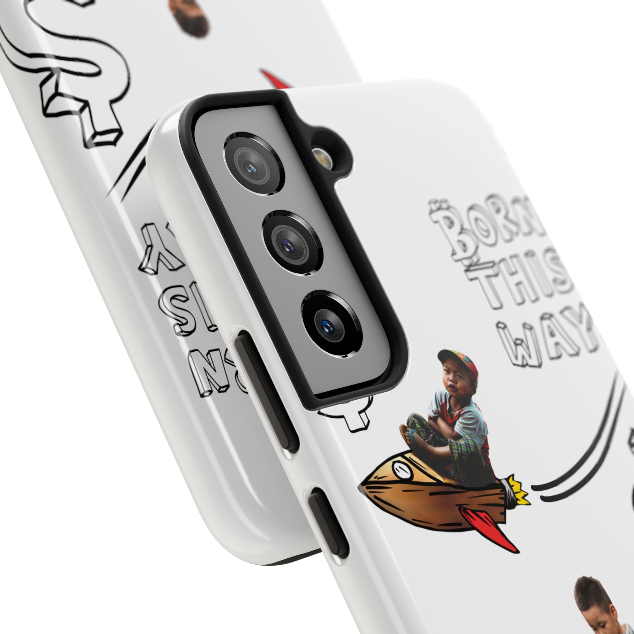 Born This Way Phone Case — "Crypt Apparel" Crypto Protective Case