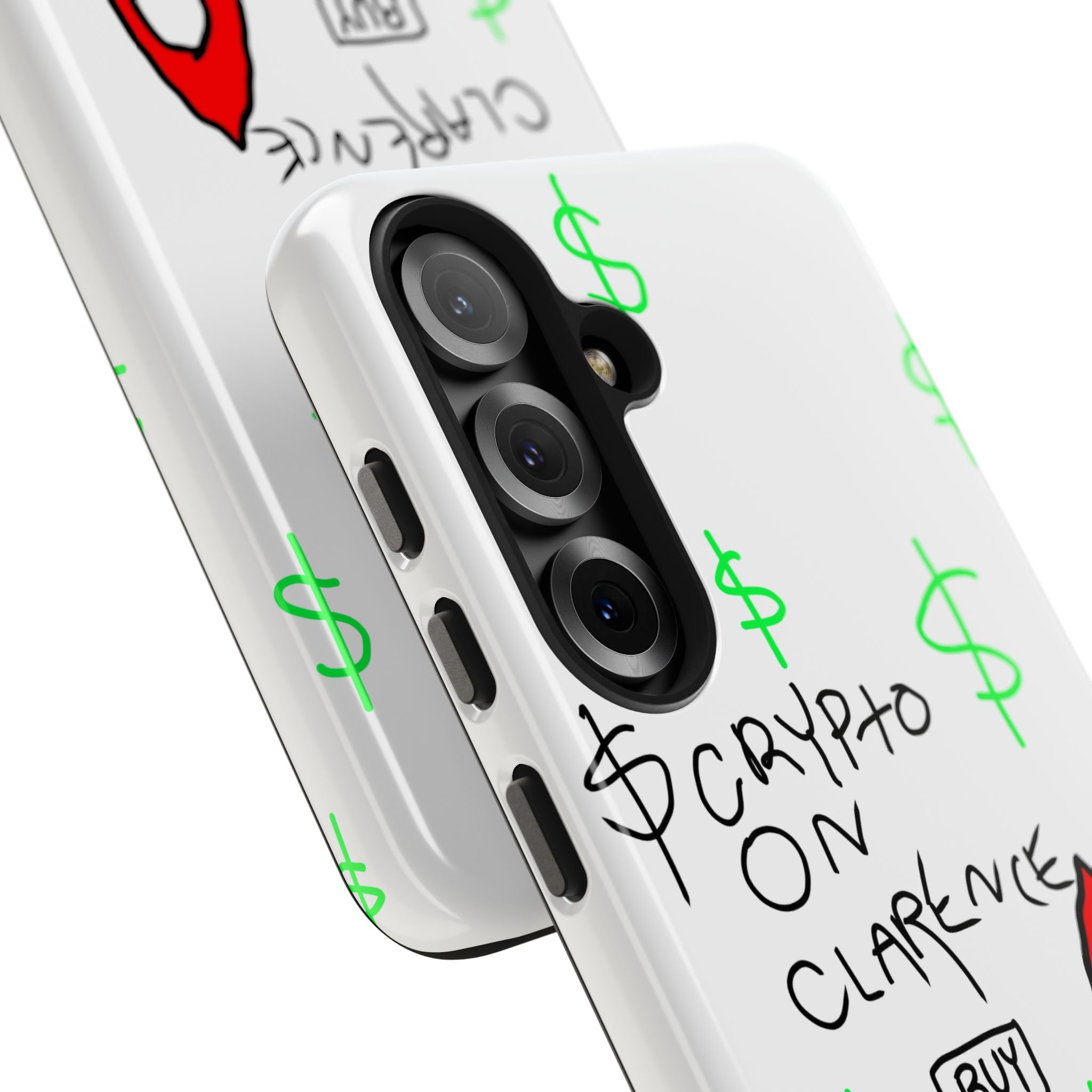 Crypto On Clarence Phone Case — Crypt Apparel Degen Design