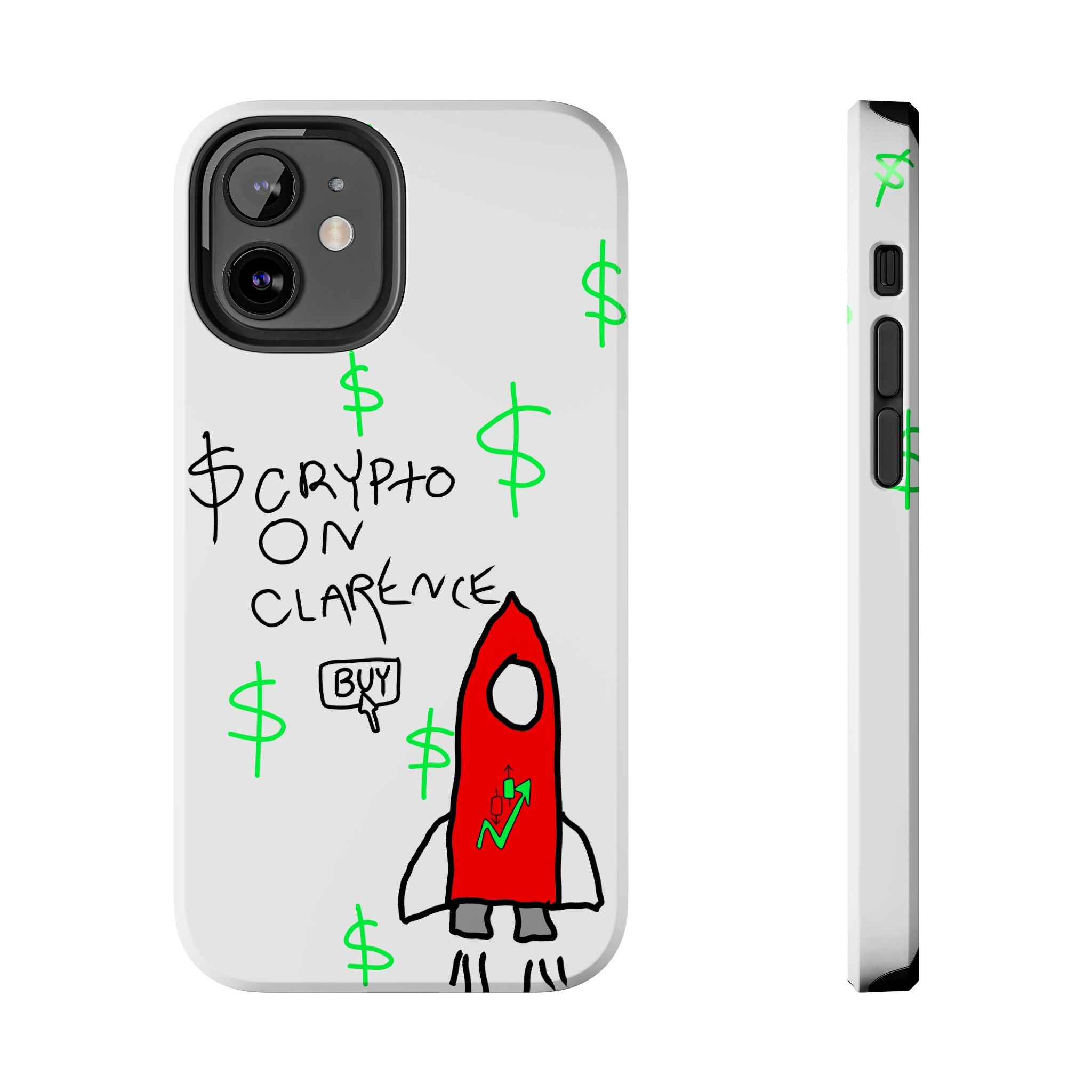 Crypto On Clarence Phone Case — Crypt Apparel Degen Design