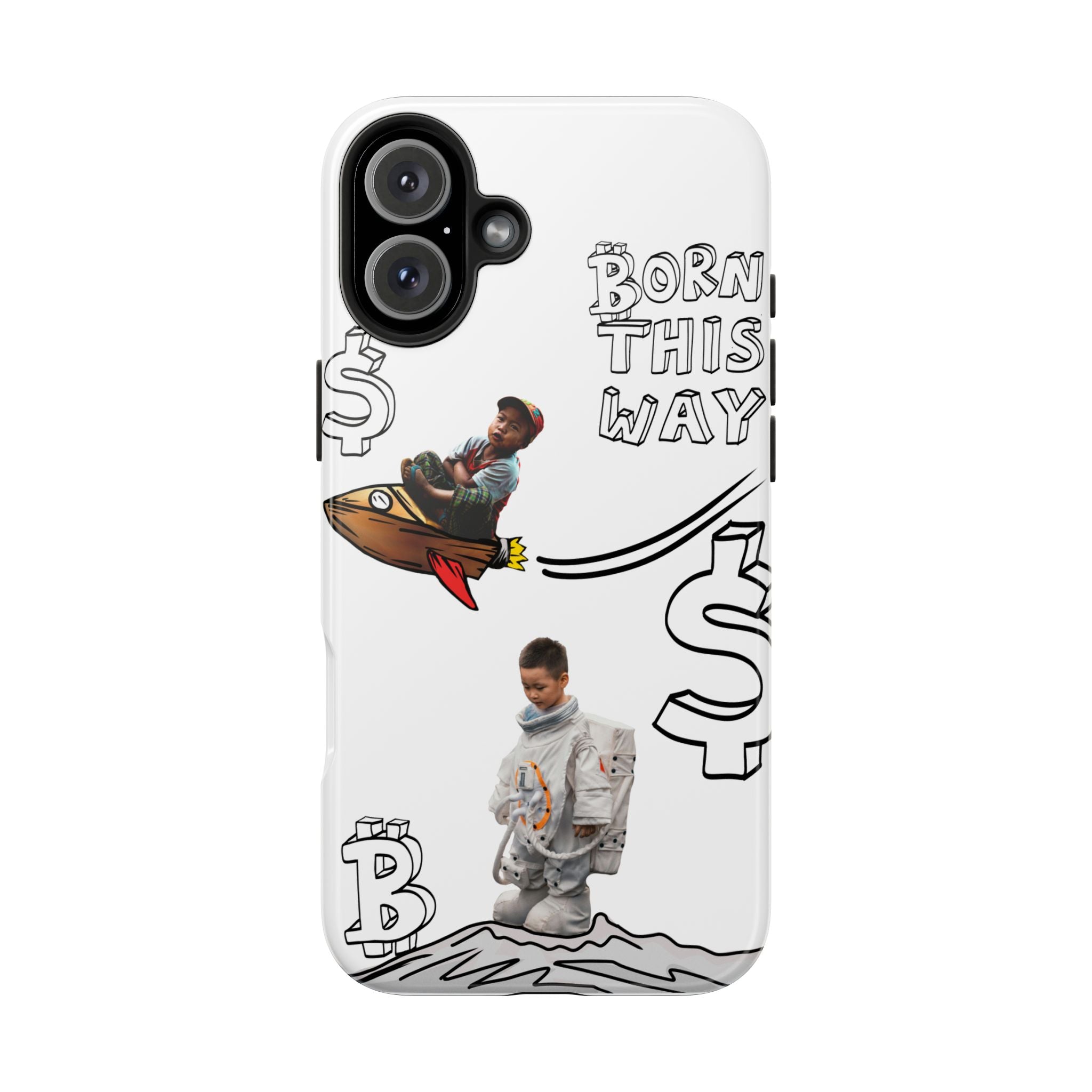 Born This Way Phone Case — "Crypt Apparel" Crypto Protective Case