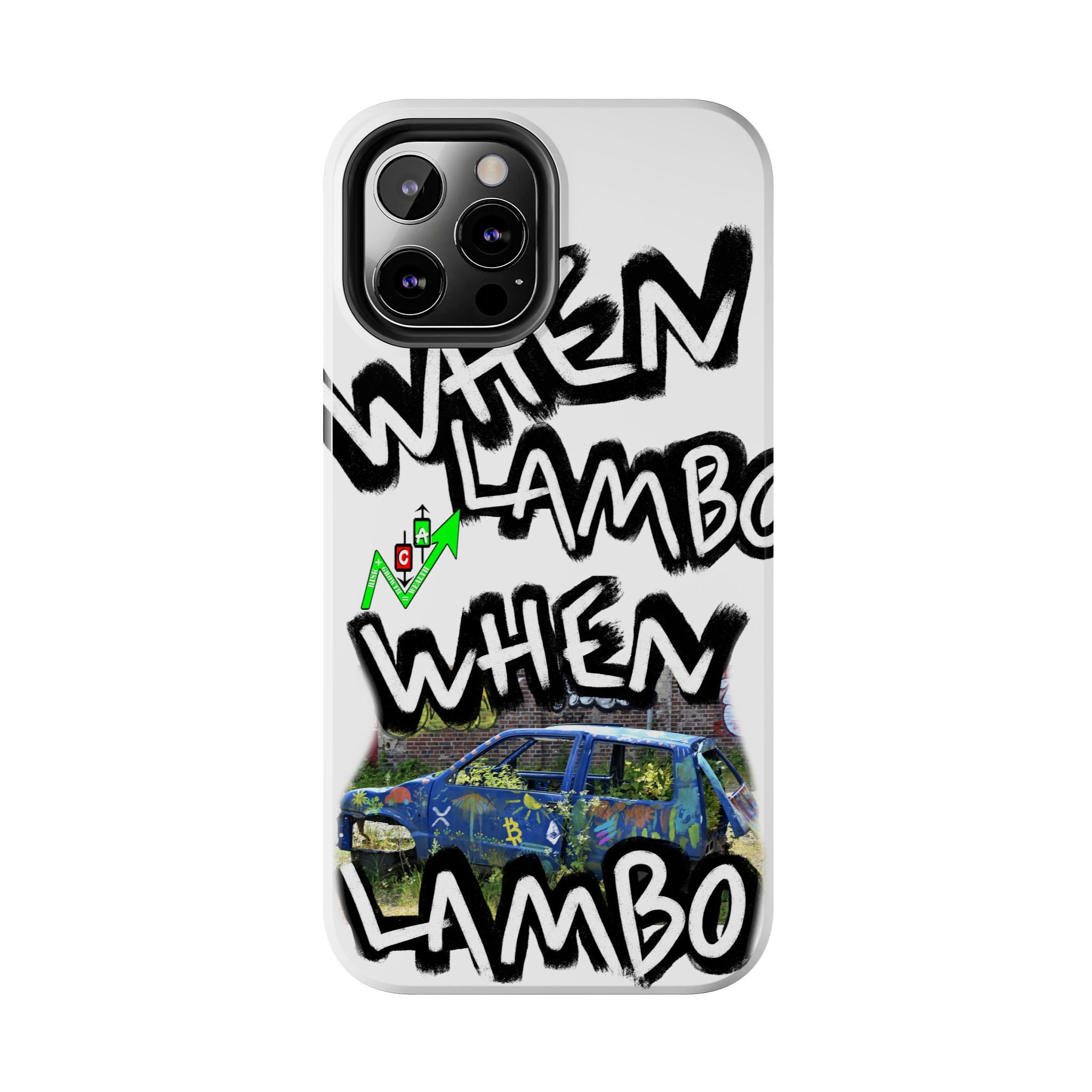 When Lambo Art Phone Case — Crypto Meme Tough Phone Case