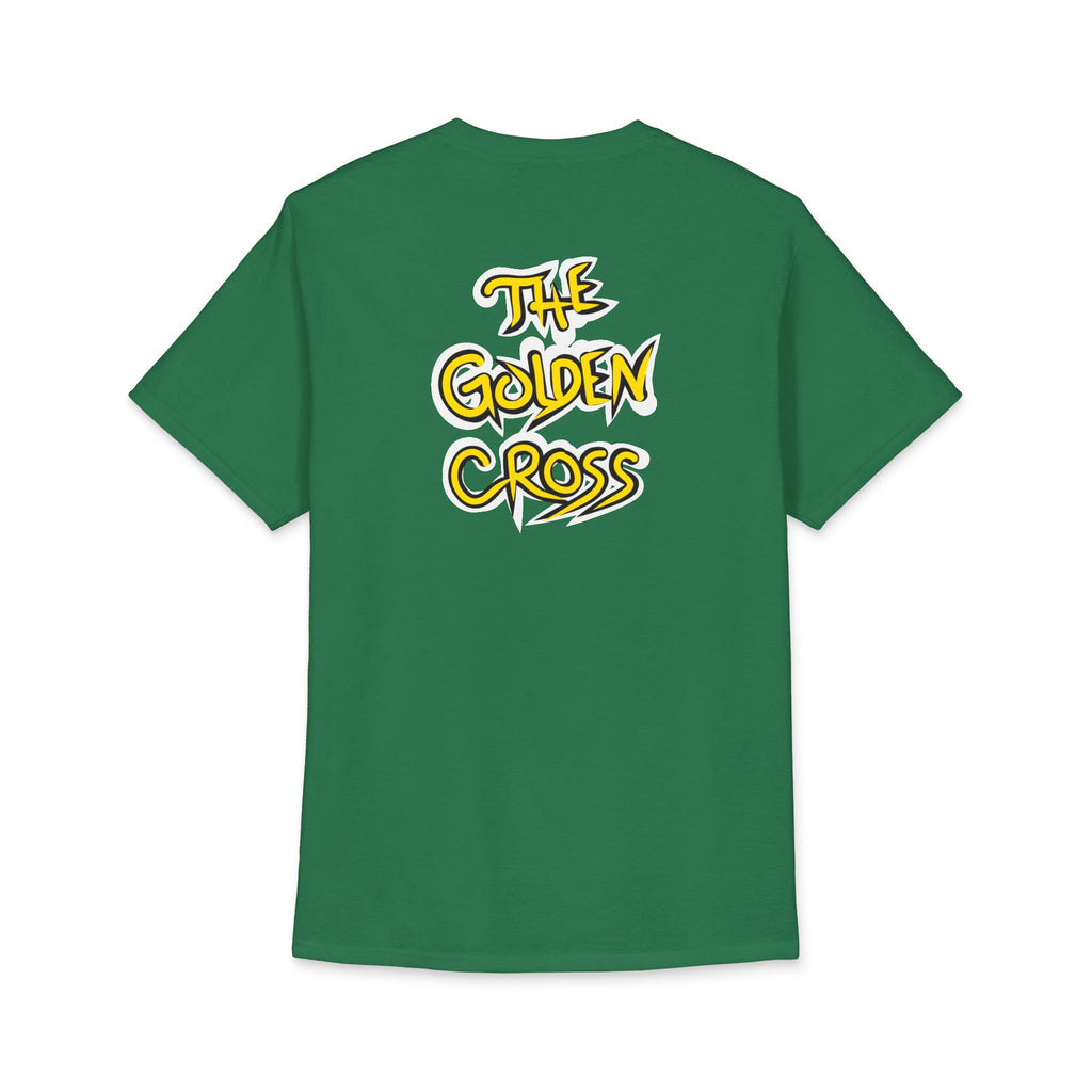 Golden Cross Bull Market T-Shirt — "Crypt Apparel" Crypto Trading/ Stock Trading Tee