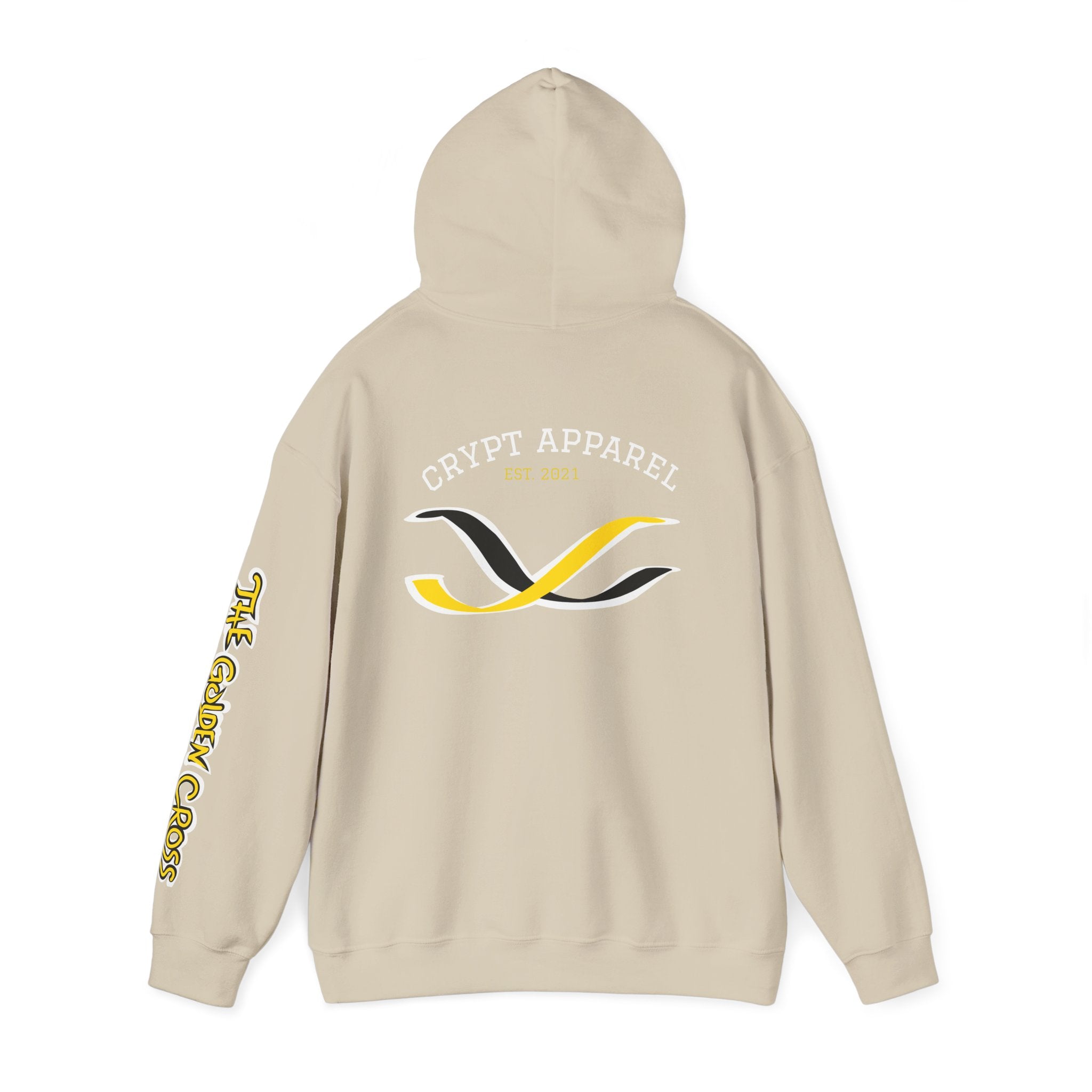 Golden Cross Bull Market Hoodie — Crypto Apparel 'The Golden Cross' Streetwear Hoodie