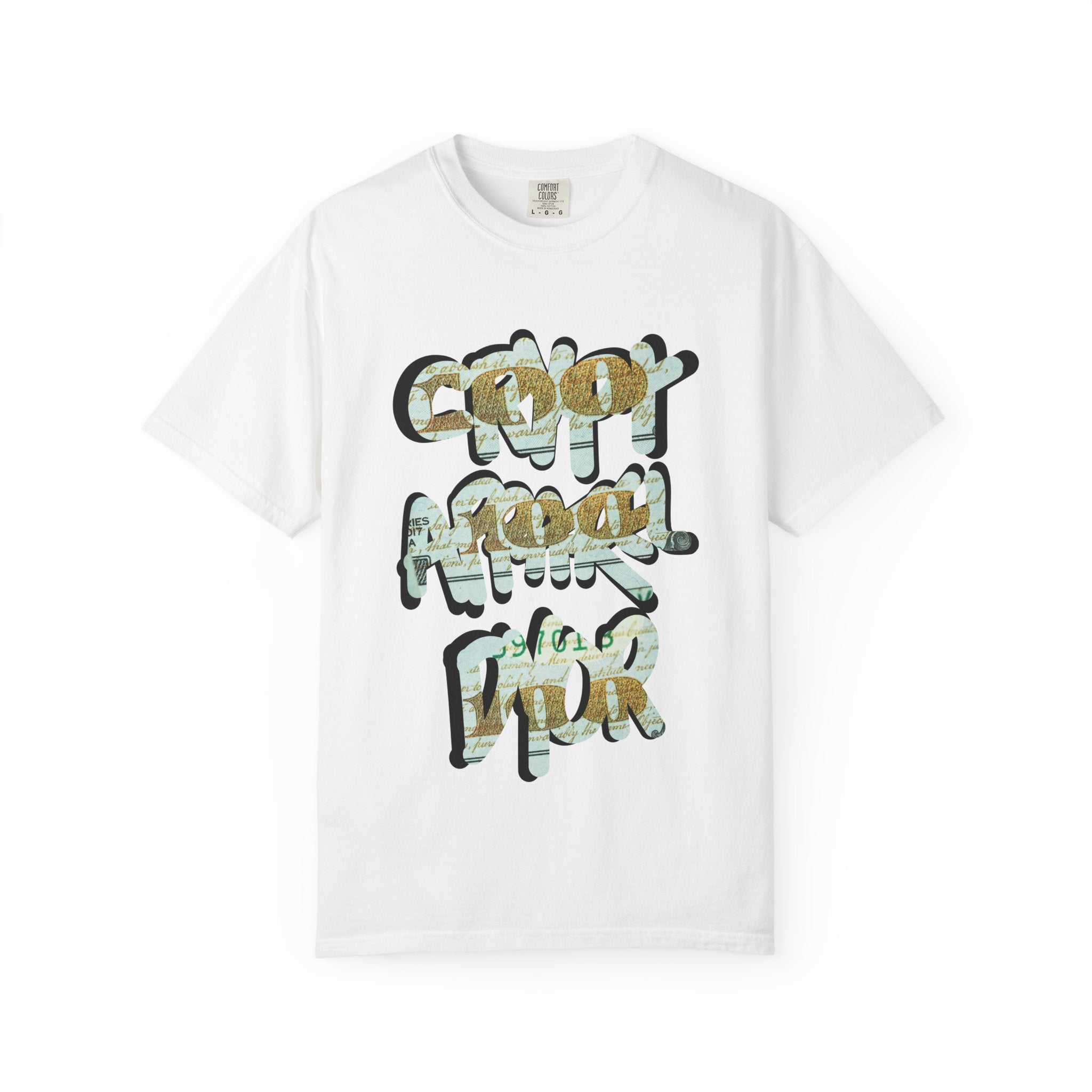 CA 100 Crypto Inspired T shirt | Crypt Apparel Unisex Garment-Dyed T-shirt