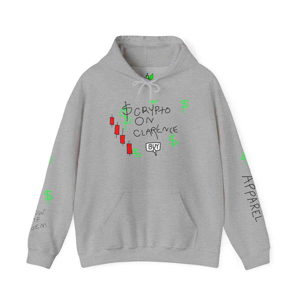 Crypto On Clearance Hoodie — 'Crypt Apparel' crypto illiterate Streetwear Sweatshirt
