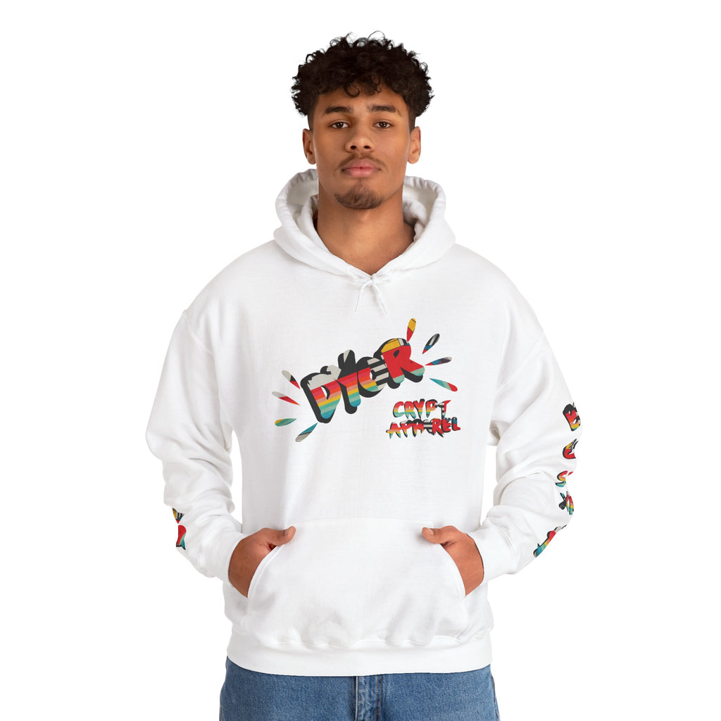 Urban Jungle Crypto Bitcoin Hoodie — Crypt Apparel Astronaut “Not Alone” Graphic Pullover