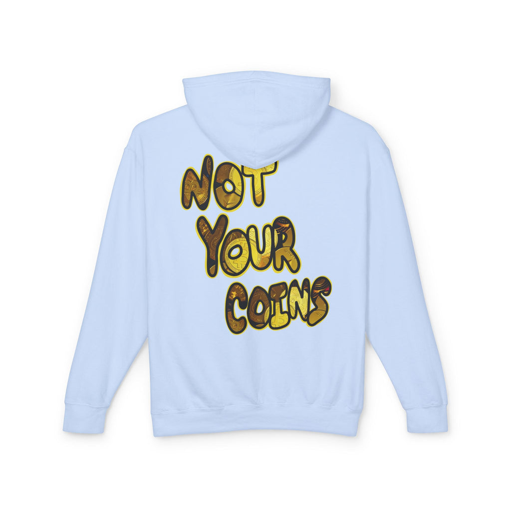 Not Your Keys/ Not Your Coins Graphic Hoodie — Crypto Lightweight Hoodie