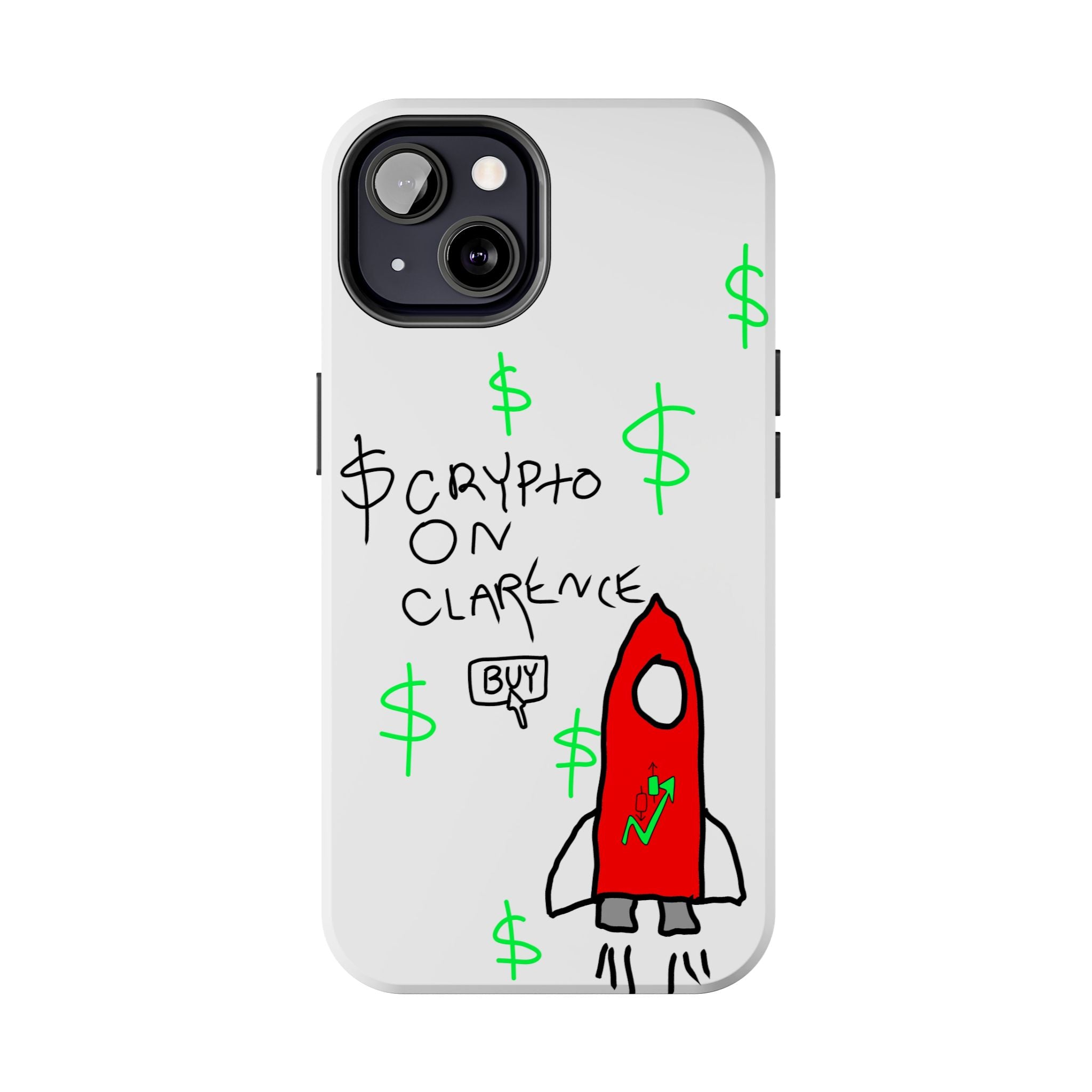 Crypto On Clarence Phone Case — Crypt Apparel Degen Design