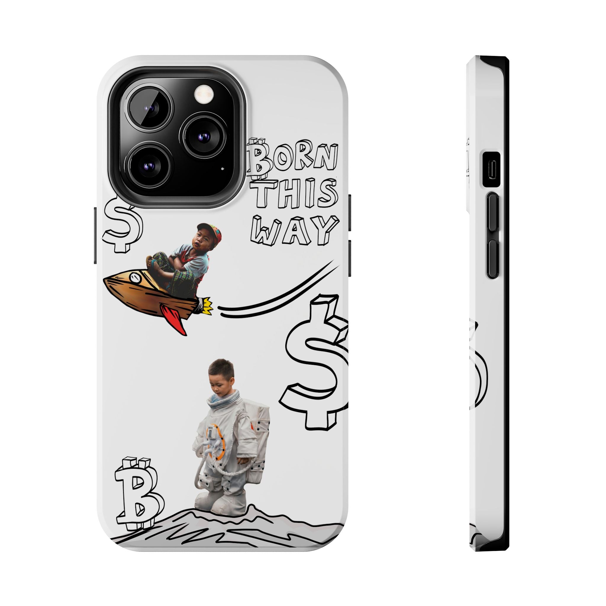 Born This Way Phone Case — "Crypt Apparel" Crypto Protective Case