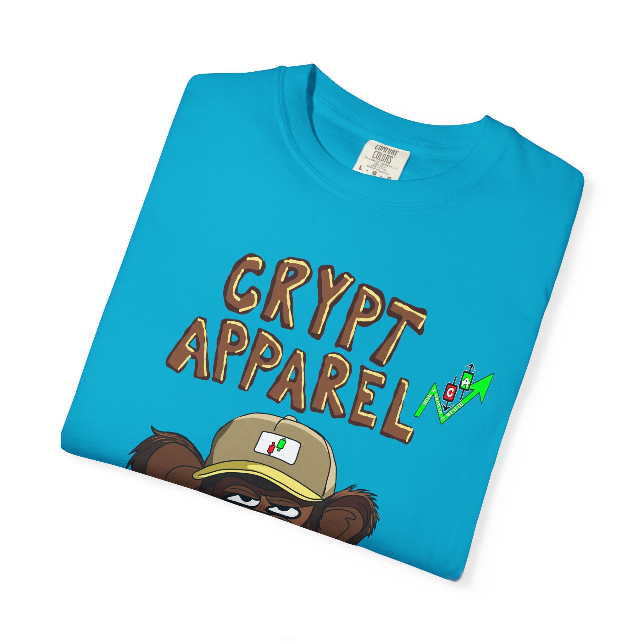 'Low Cap Ape' Graphic T-Shirt — Crypt Apparel Crypto Streetwear