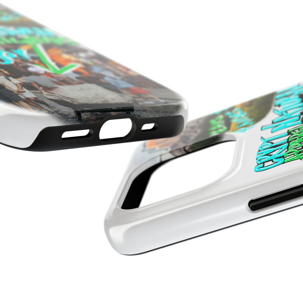 Natural Signals Tough Phone Case — Crypt Apparel Street Collage Design