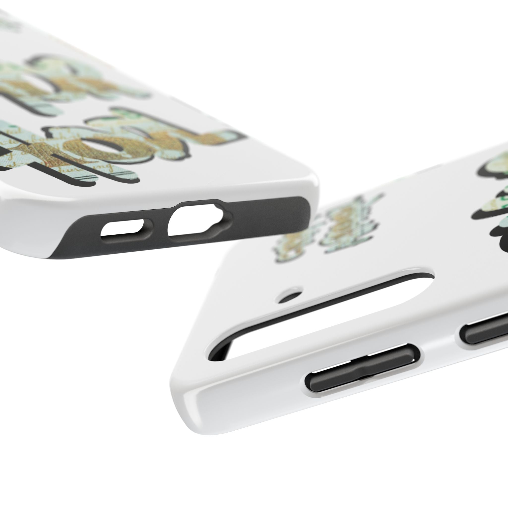 Tough Phone Case — Vintage Money Graffiti "Paper Hodl" Design
