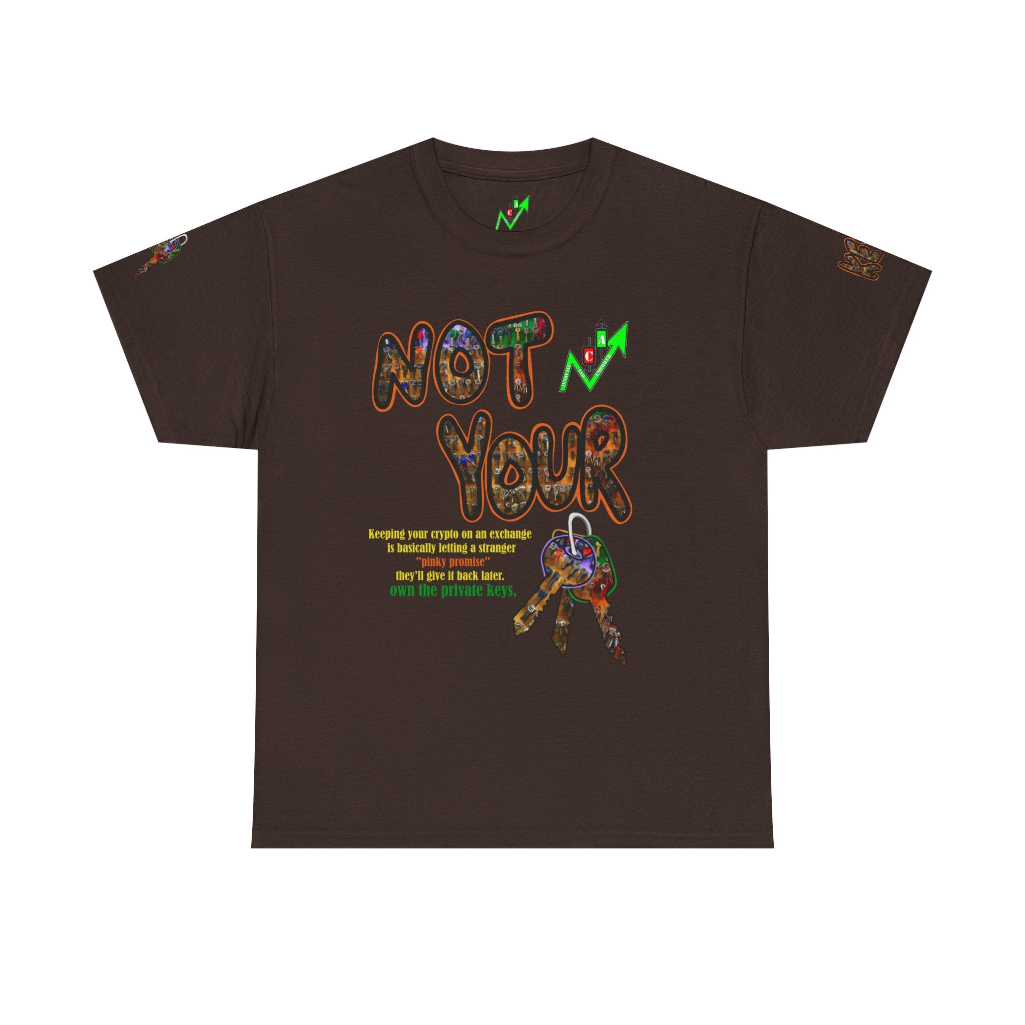 Not Your Keys Graphic Tee — "Crypt Apparel" Statement T-Shirt