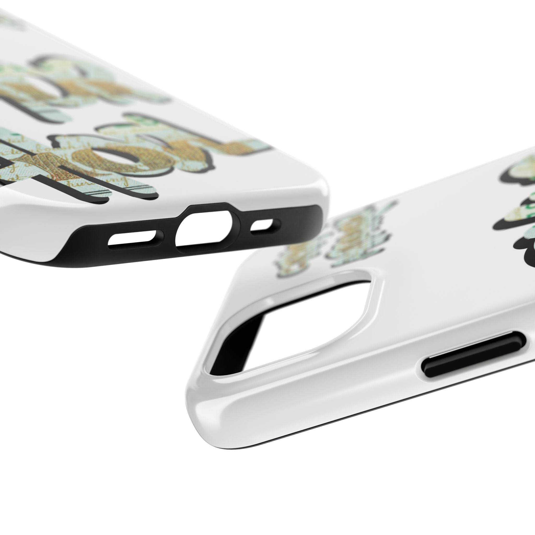 Tough Phone Case — Vintage Money Graffiti "Paper Hodl" Design