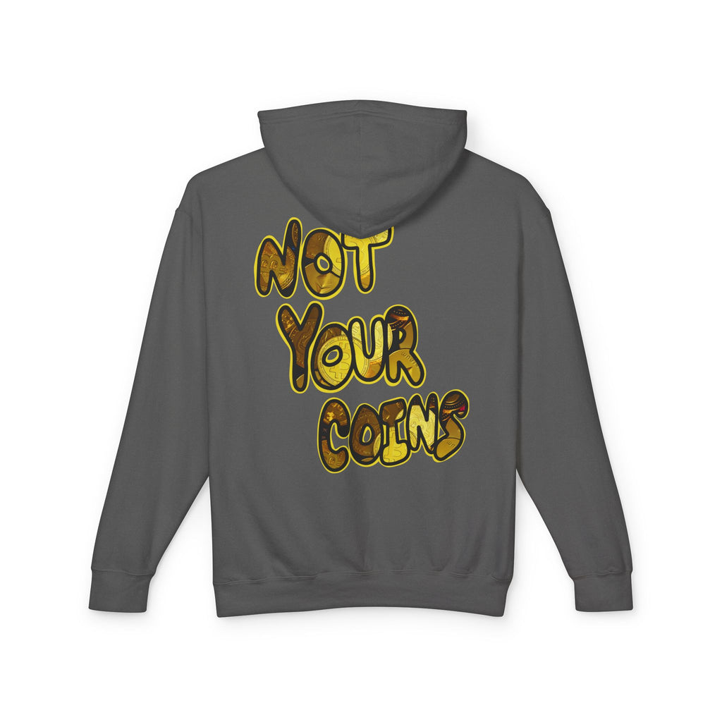 Not Your Keys/ Not Your Coins Graphic Hoodie — Crypto Lightweight Hoodie