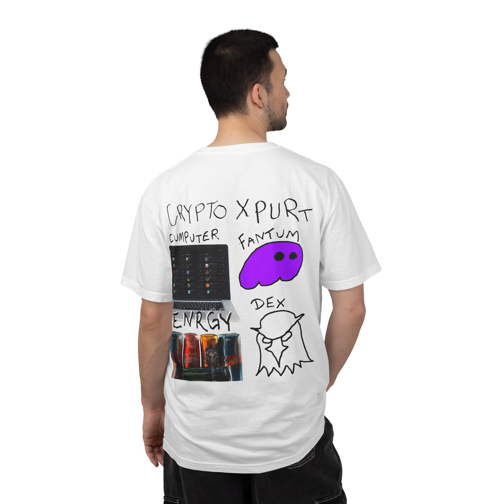 Crypto Meme T-Shirt — 'Meme Coin' Hand-Drawn Crypto Art Tee