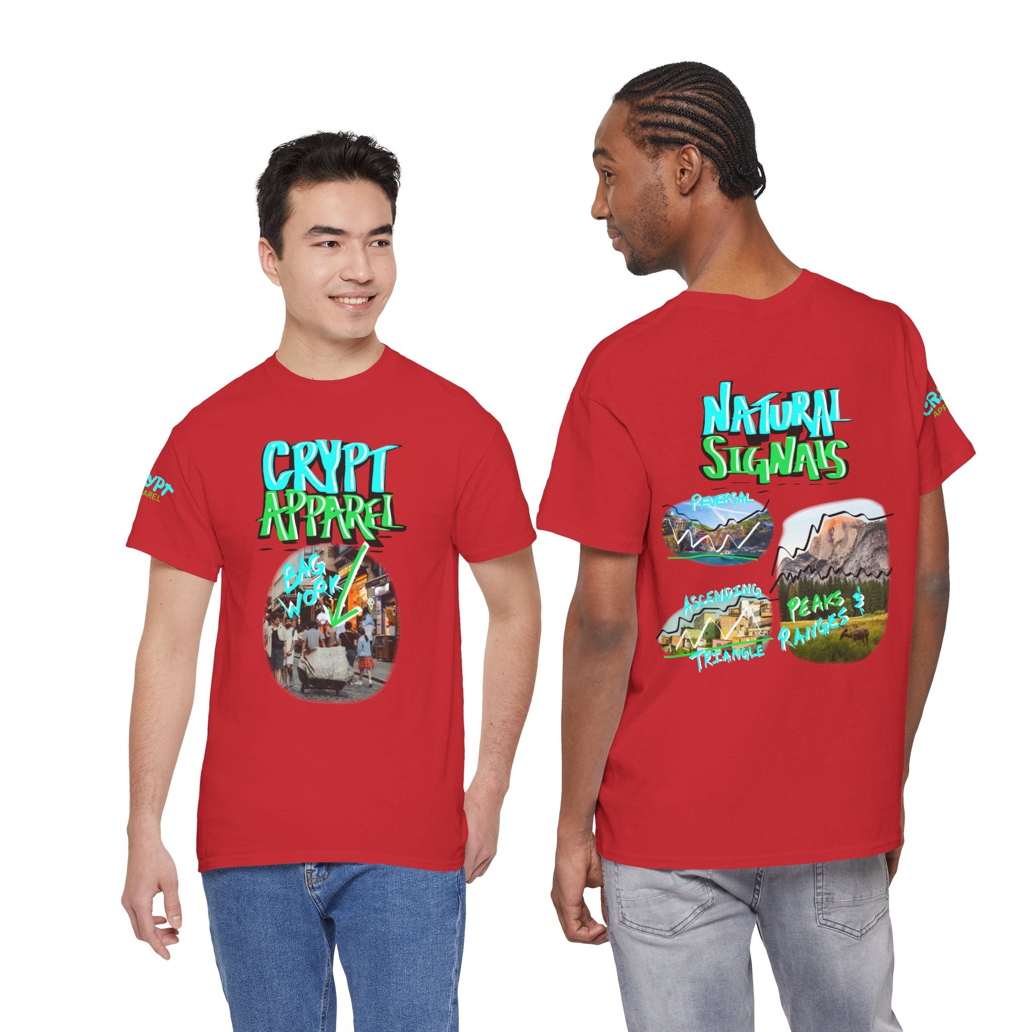 Natural Signals Graphic Tee — "Crypt Apparel" & "Nature Signals" Streetwear T‑Shirt